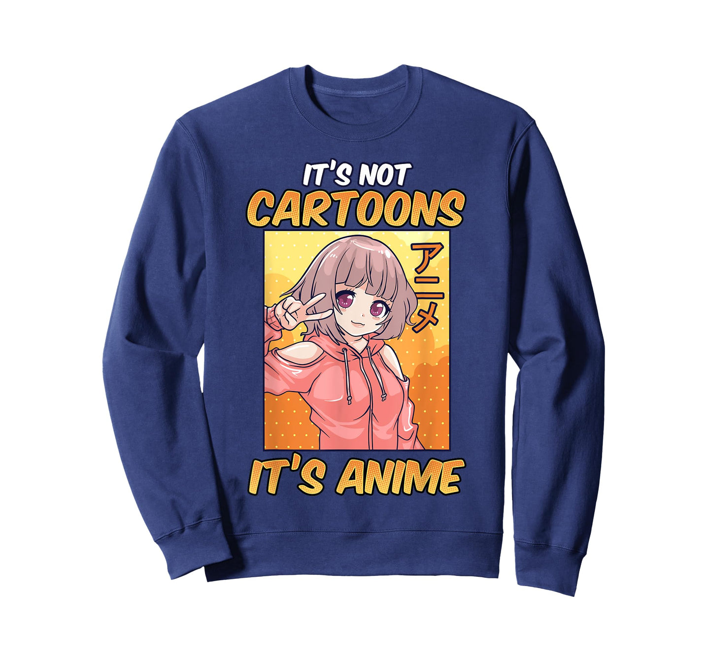 Anime Shirts for Women Girls It's Not Cartoons It's Anime T-Shirt