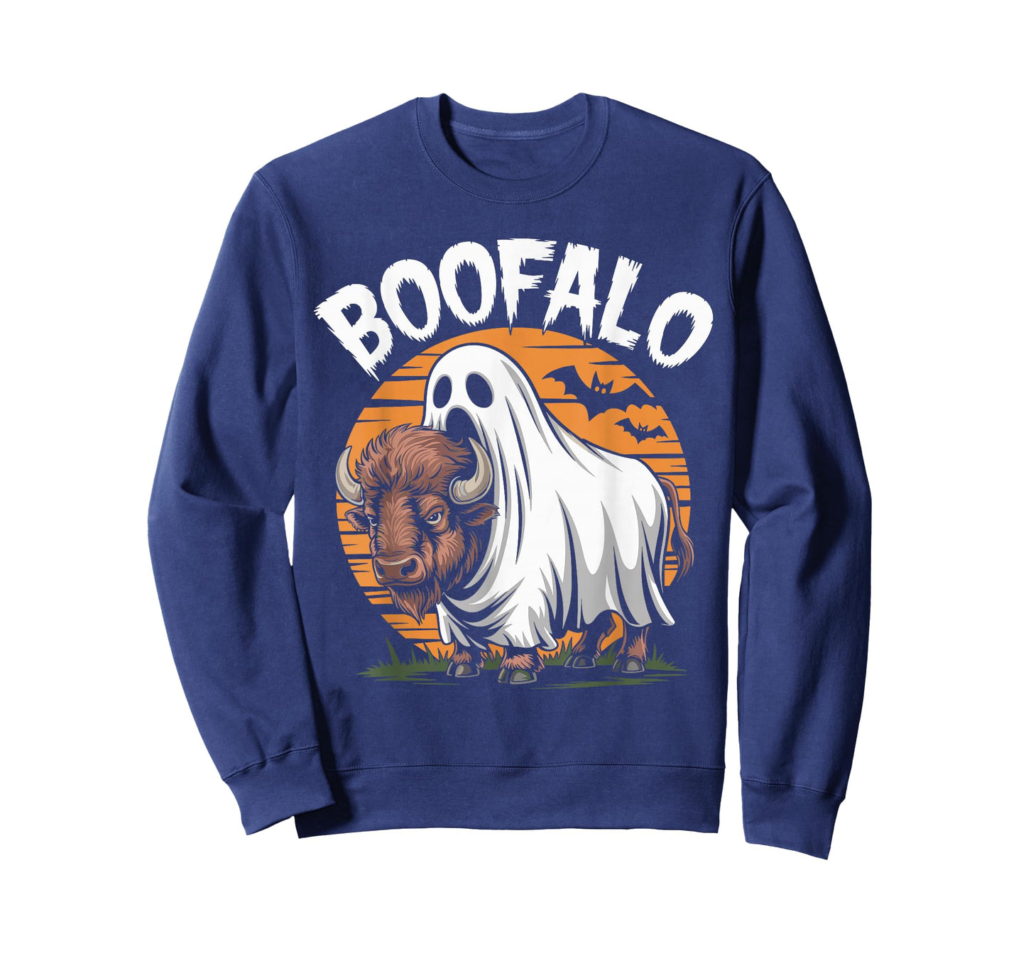 Boofalo Buffalo Ghost Costume Spooky Season Toddlers Youth T-Shirt
