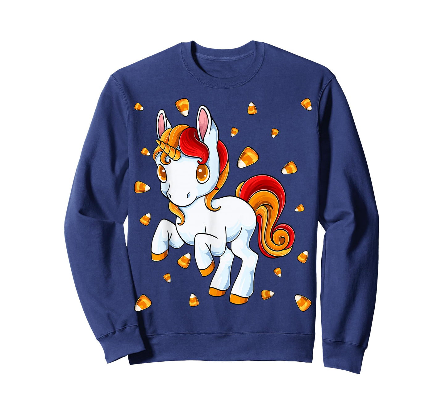 Unicorn Candy Corn Halloween Unicorn Costume Candicorn T-Shirt