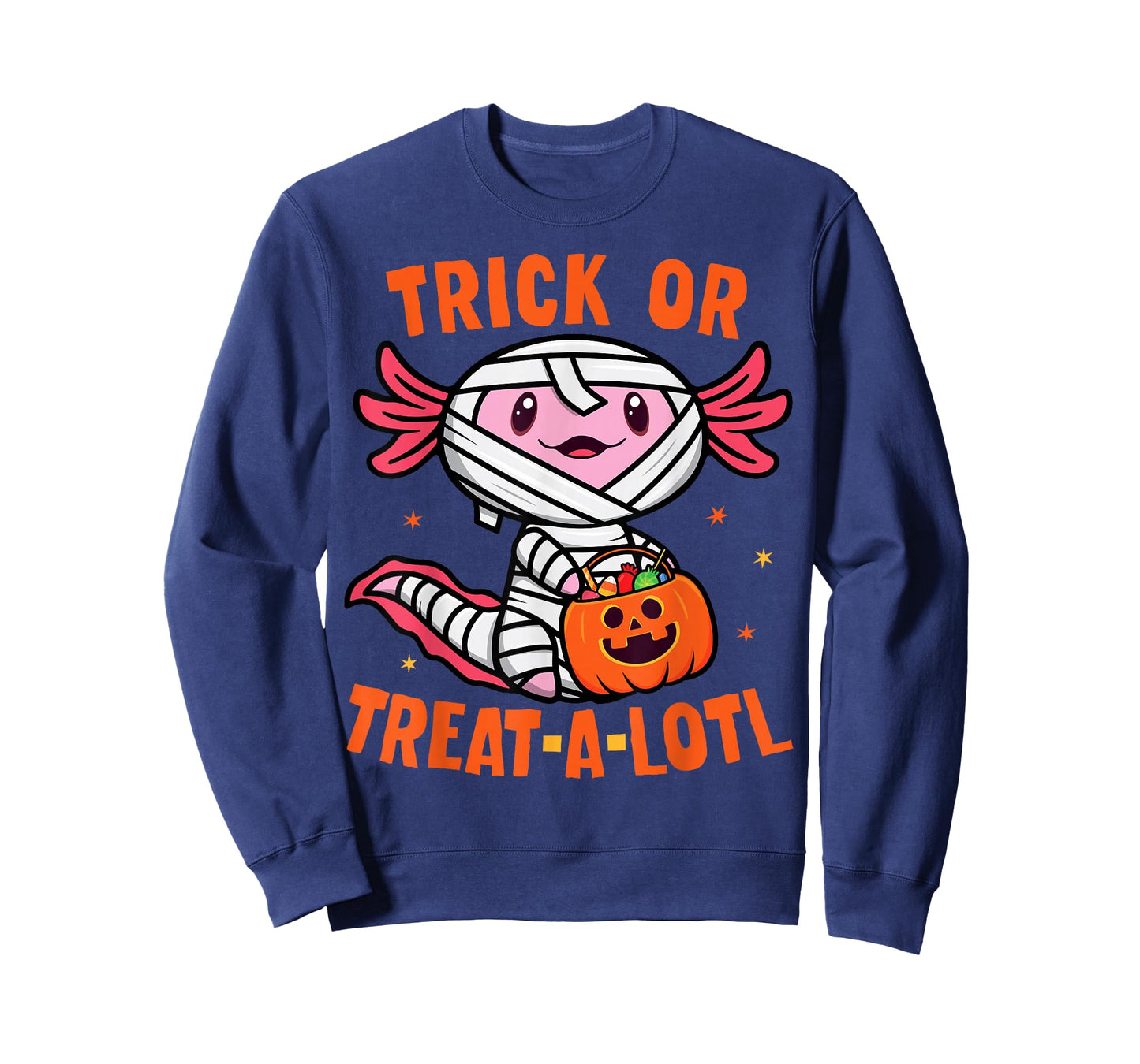 Trick or Treat A Lotl Axolotl Halloween Costume Toddler Kids T-Shirt