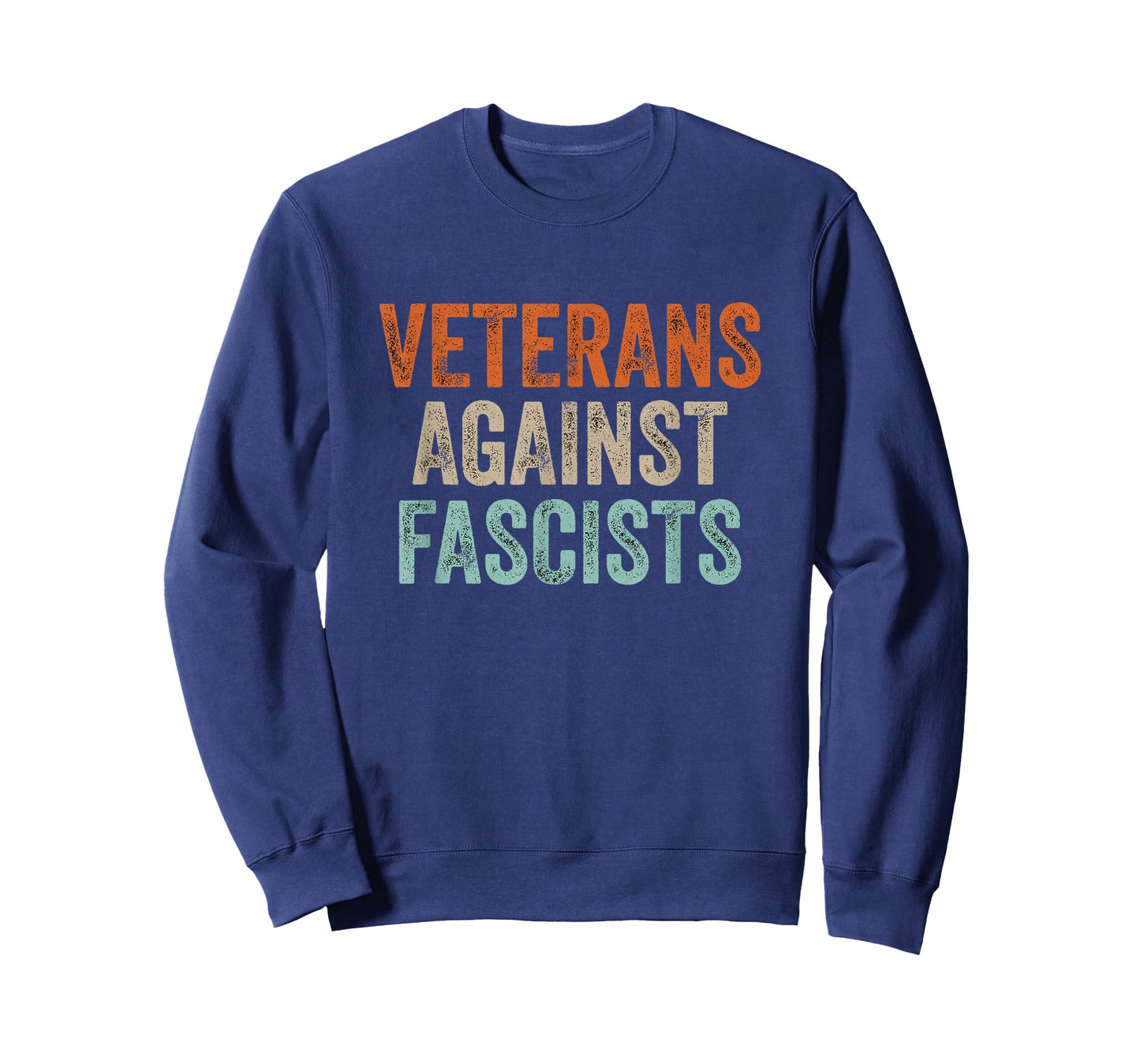 Veterans Against Fascists Retro Patriotic Veteran US Army T-Shirt