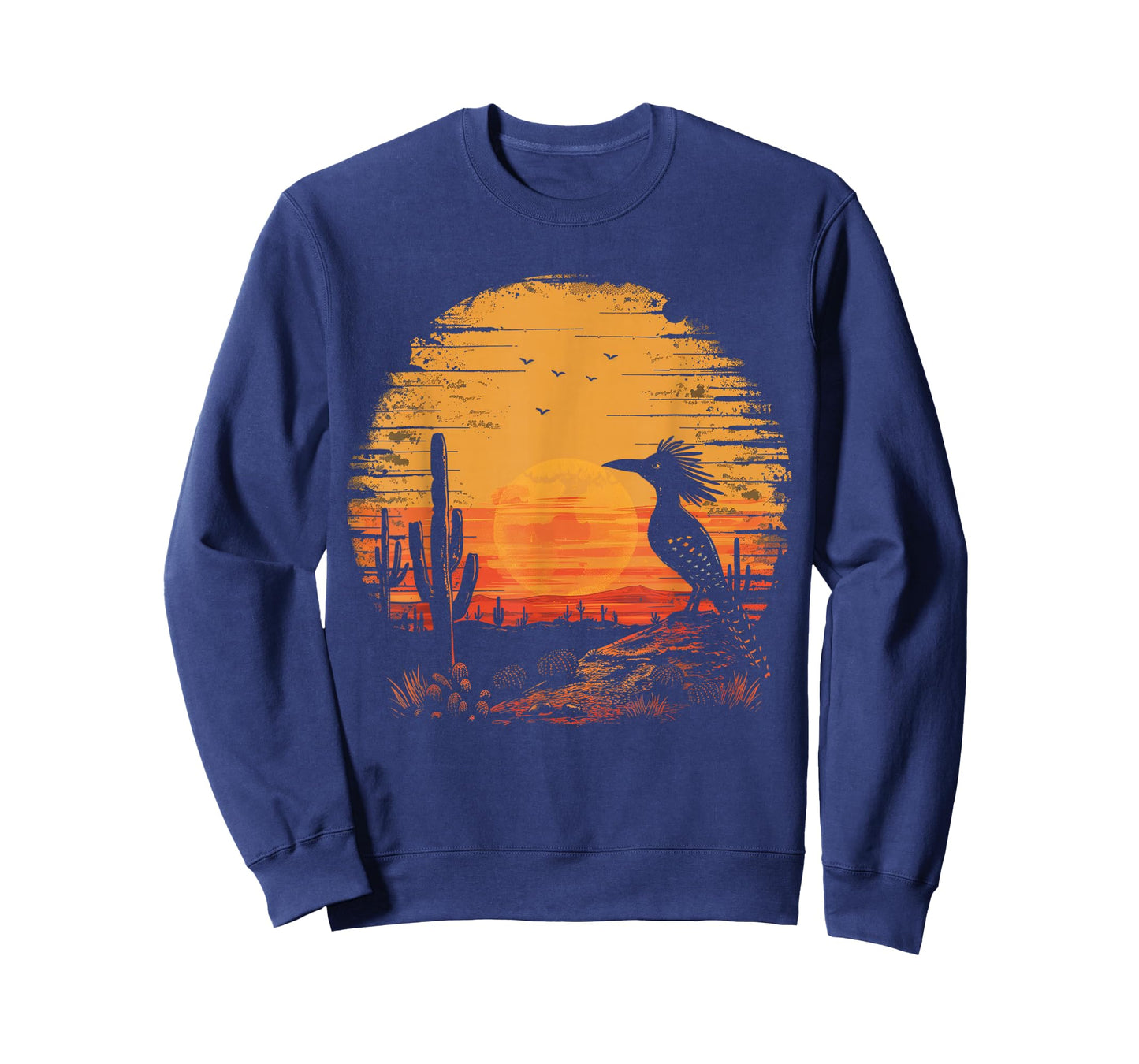 Roadrunner Bird Desert Landscape Cactus Arizona Texas Nevada T-Shirt