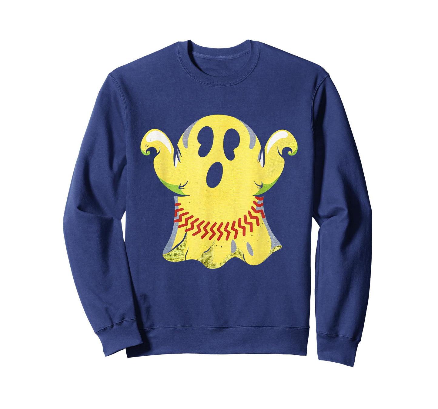 Ghost Softball Halloween Sport Spooky Fun Team T-Shirt