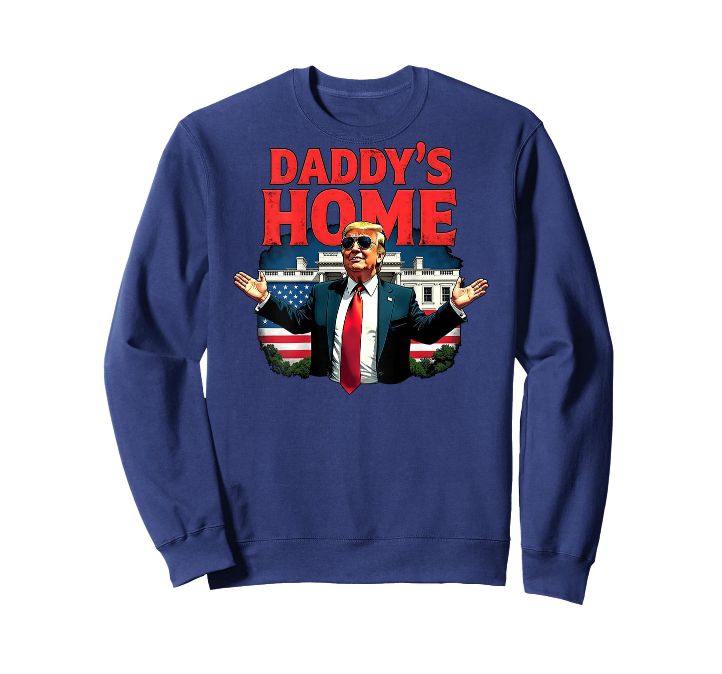 Trump 2024 Daddy’s Home (On Back) 2025 Take America Back USA T-Shirt