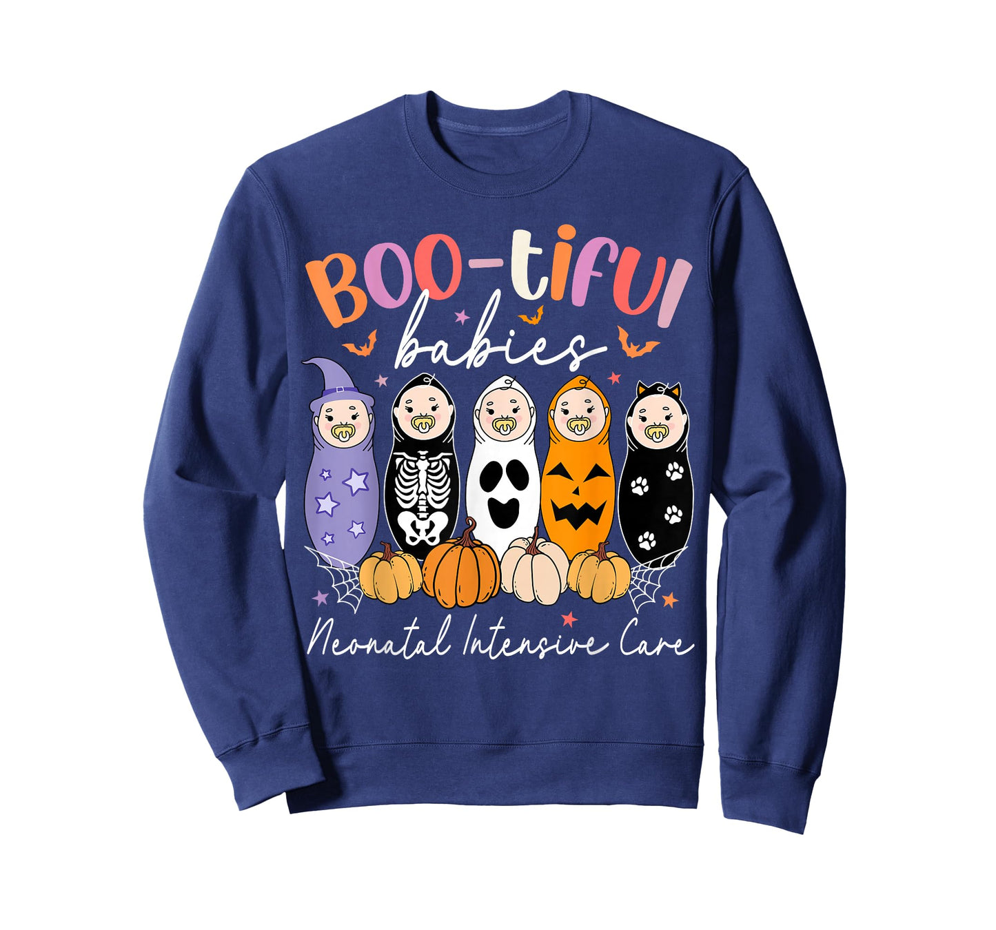 Bootiful Babies Neonatal Intensive Care NICU Nurse Halloween T-Shirt
