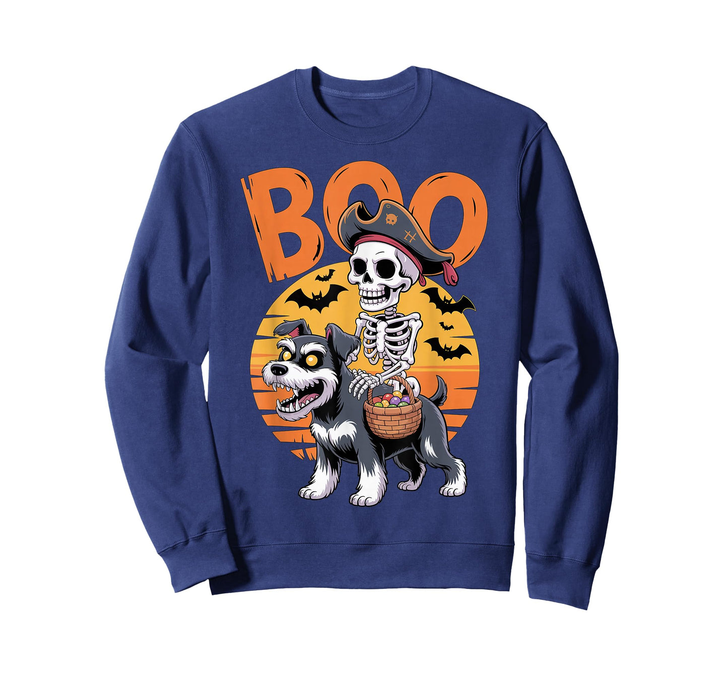Spooky Mini Schnauzer Costume Miniature Schnauzer Halloween T-Shirt