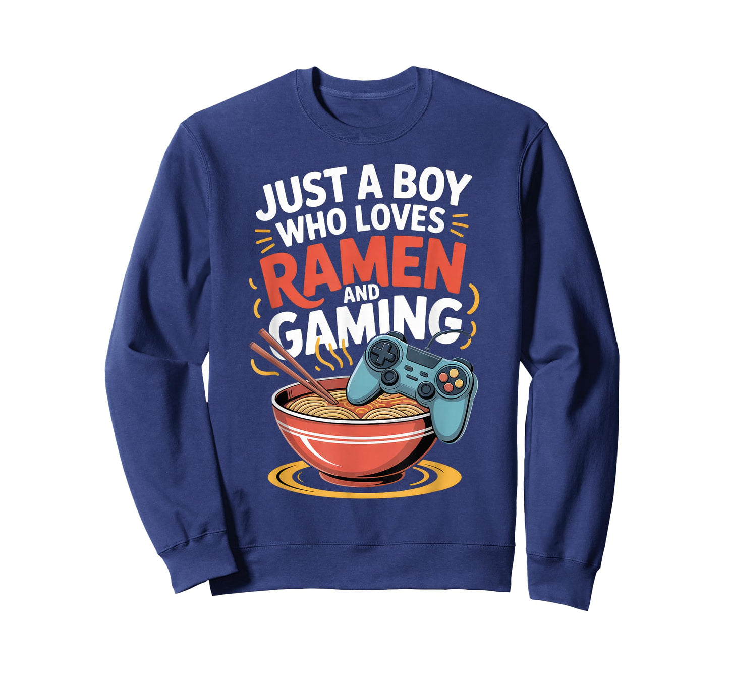 Just A Boy Who Loves Ramen and Gaming Japan Noodles Anime T-Shirt