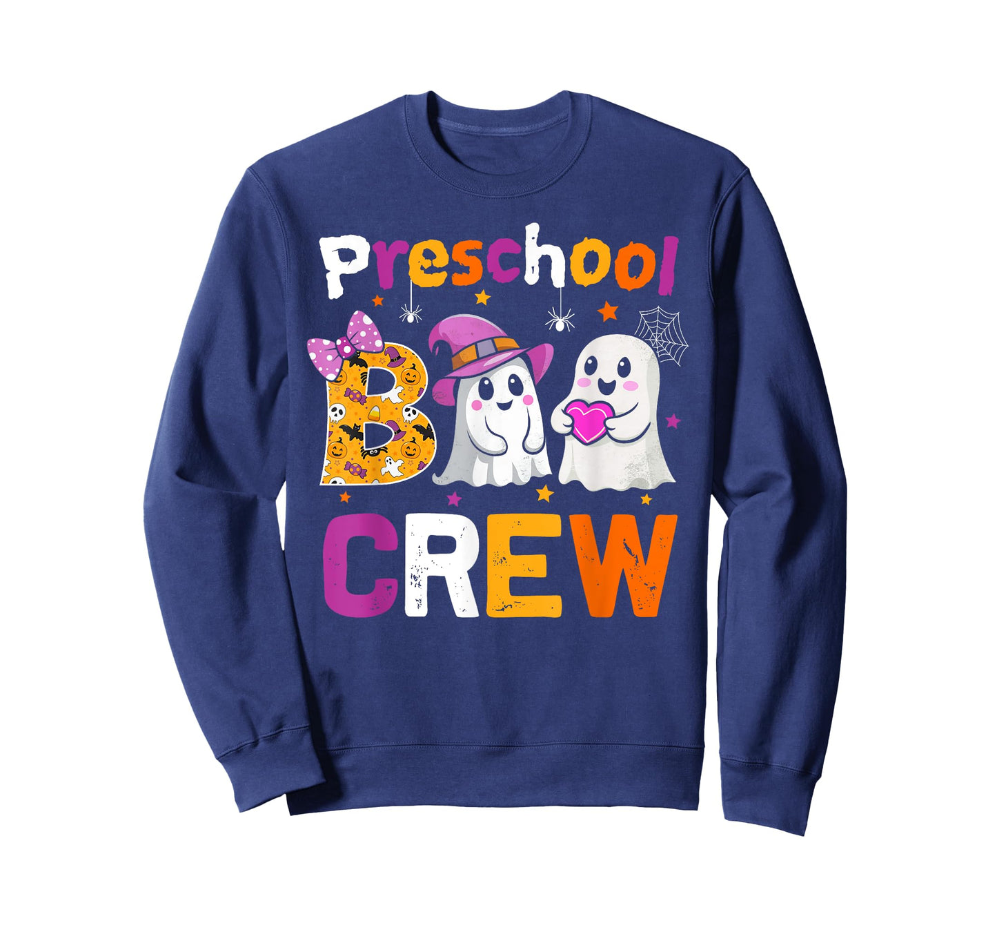 Preschool Boo Crew Funny Preschool Halloween Teacher Kids T-Shirt