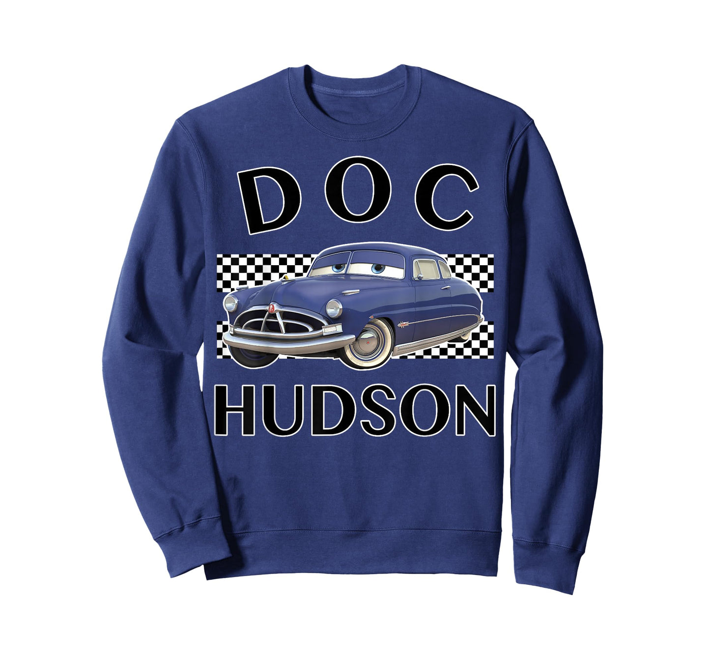 Disney Pixar Cars Doc Hudson Vintage Race Stripe Logo T-Shirt