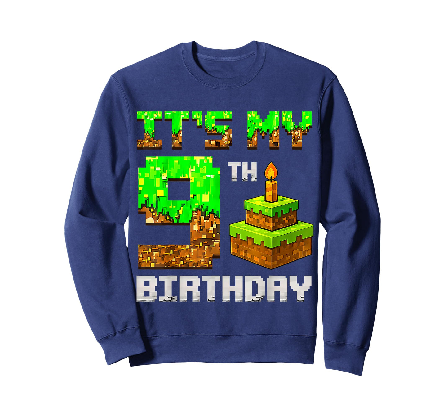 It's My 9th Birthday Game Pixel 9 Year Old Birthday Boy T-Shirt