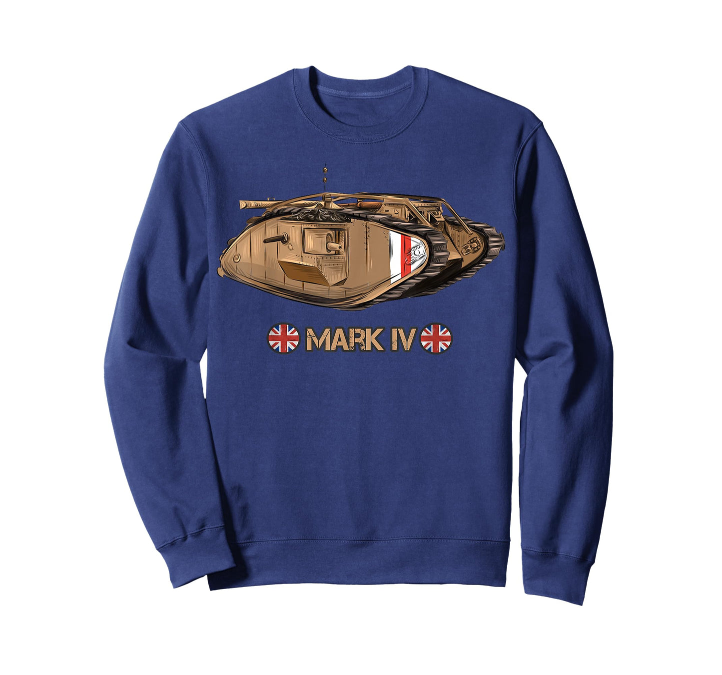 World War British Tank Mark IV Male WW1 Gift T-Shirt