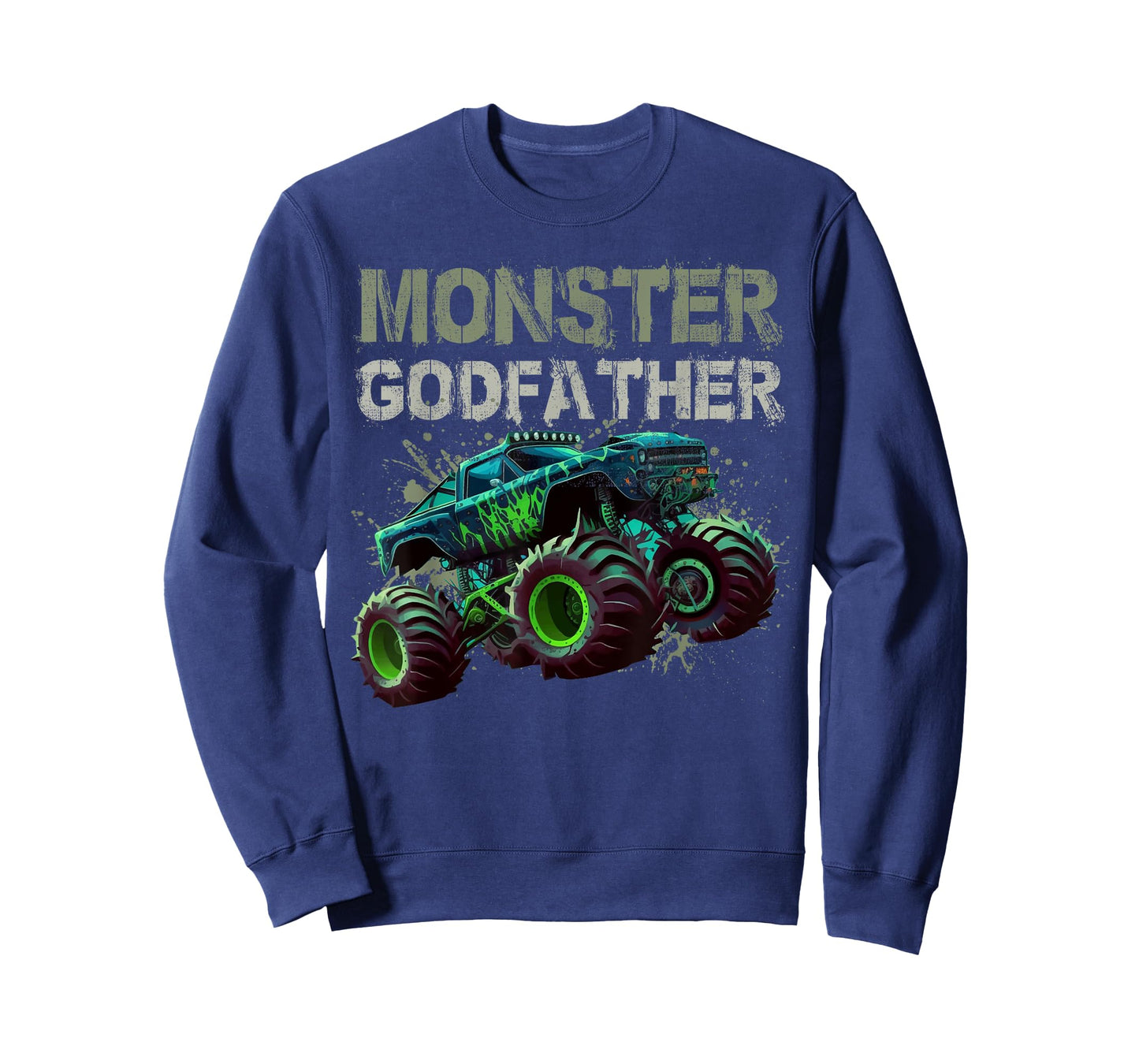 Monster Truck Godfather Family Matching Monster Truck Lovers T-Shirt