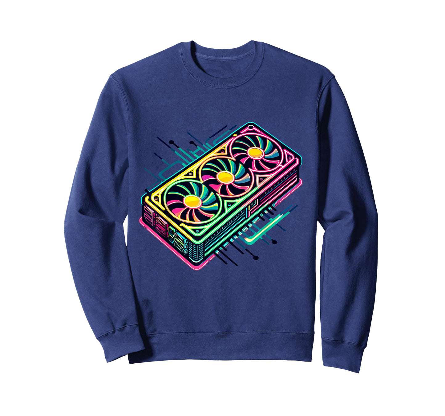 RGB Gaming Graphics Card Aesthetic GPU Video Gamer T-Shirt