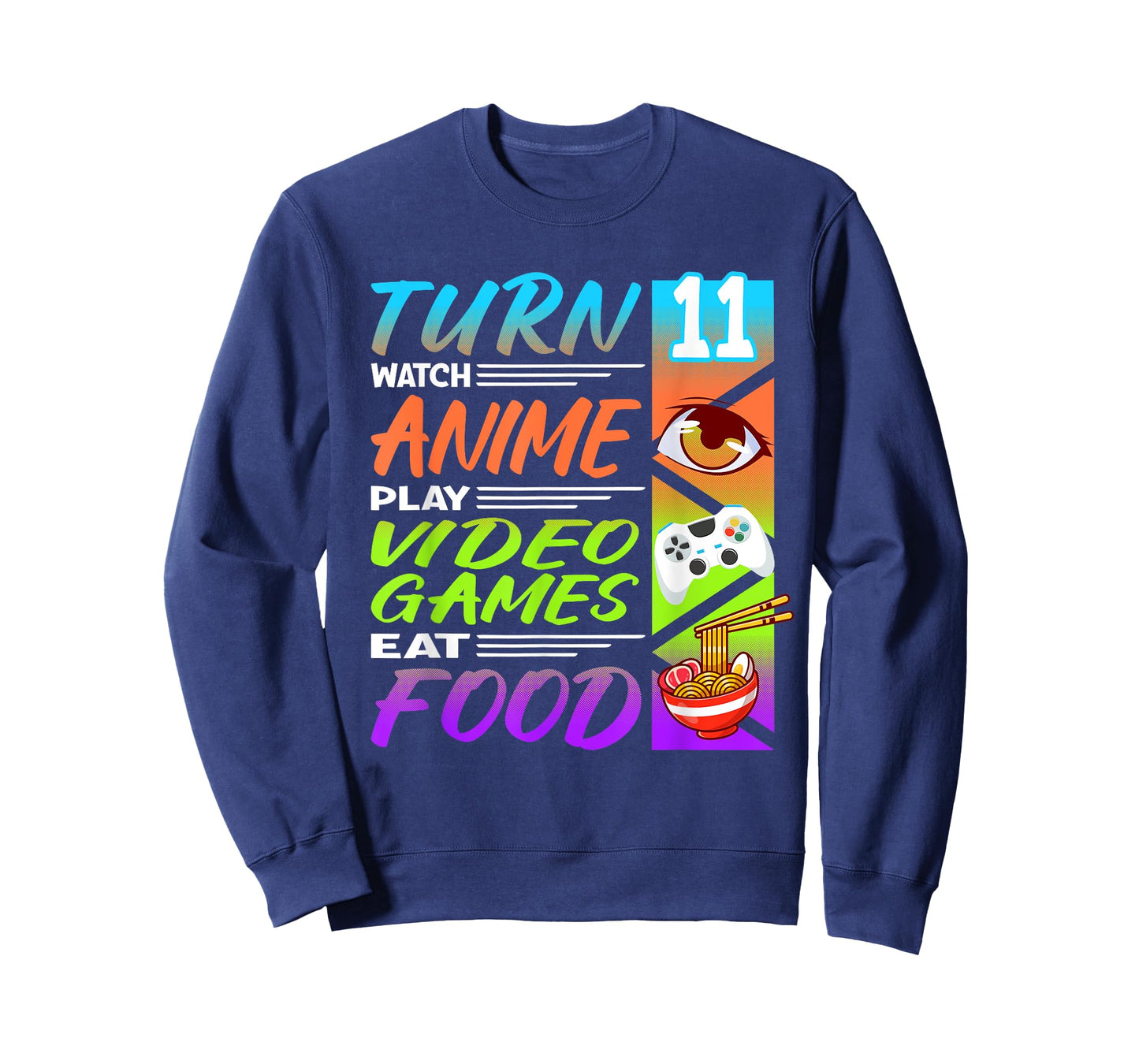 11th Birthday I Gamer I 90s Kawaii Ramen Noodles Anime T-Shirt