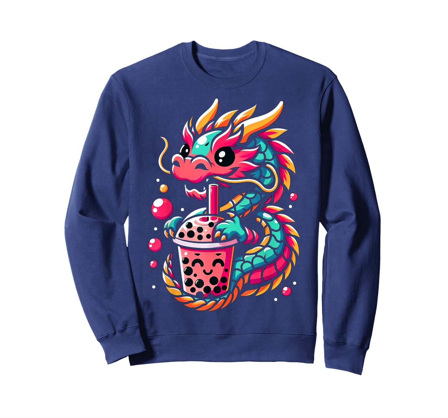 Kawaii Mythical Animals Kid Boba Tea Dragon T-Shirt