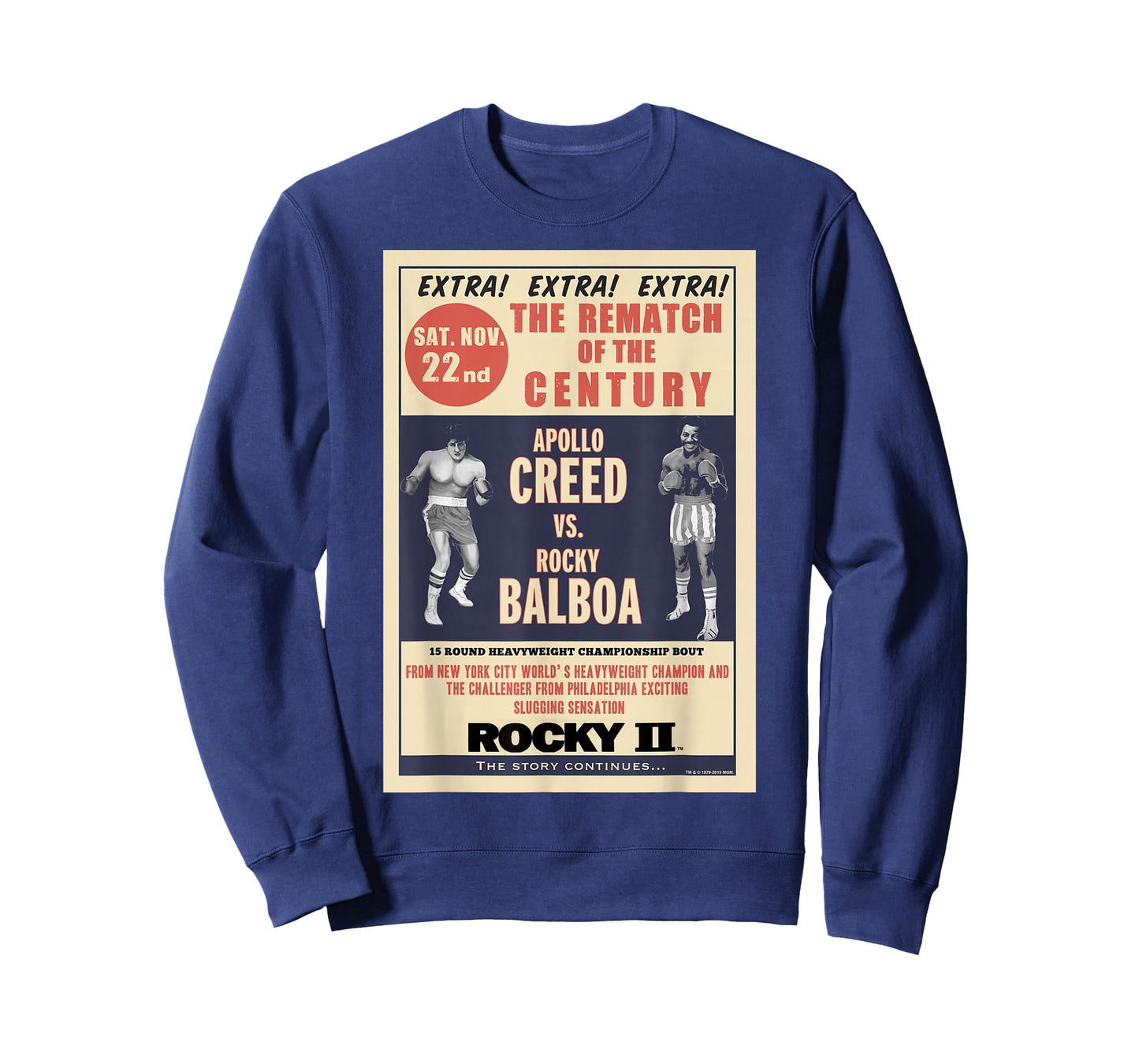 Rocky Creed Vs Balboa Rematch of The Century Poster T-Shirt
