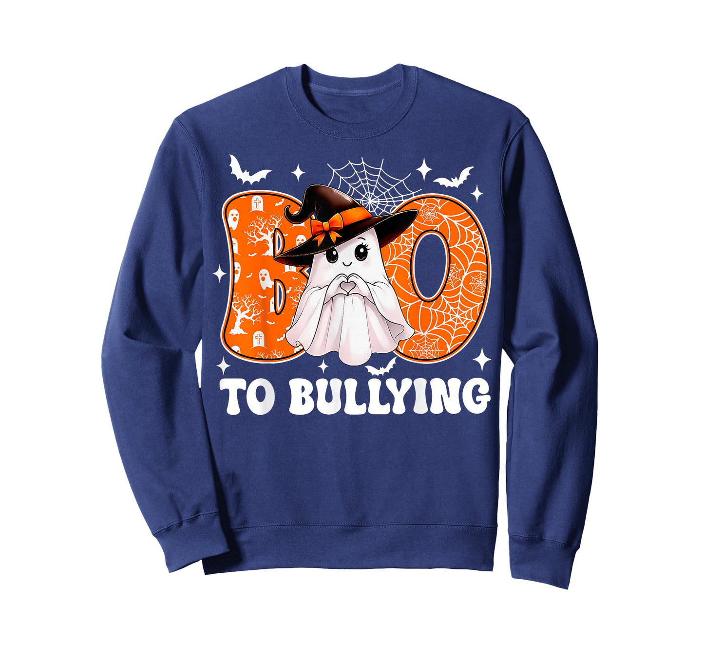 Boo to Bullying Cute Ghost Halloween Unity Day Anti Bullying T-Shirt
