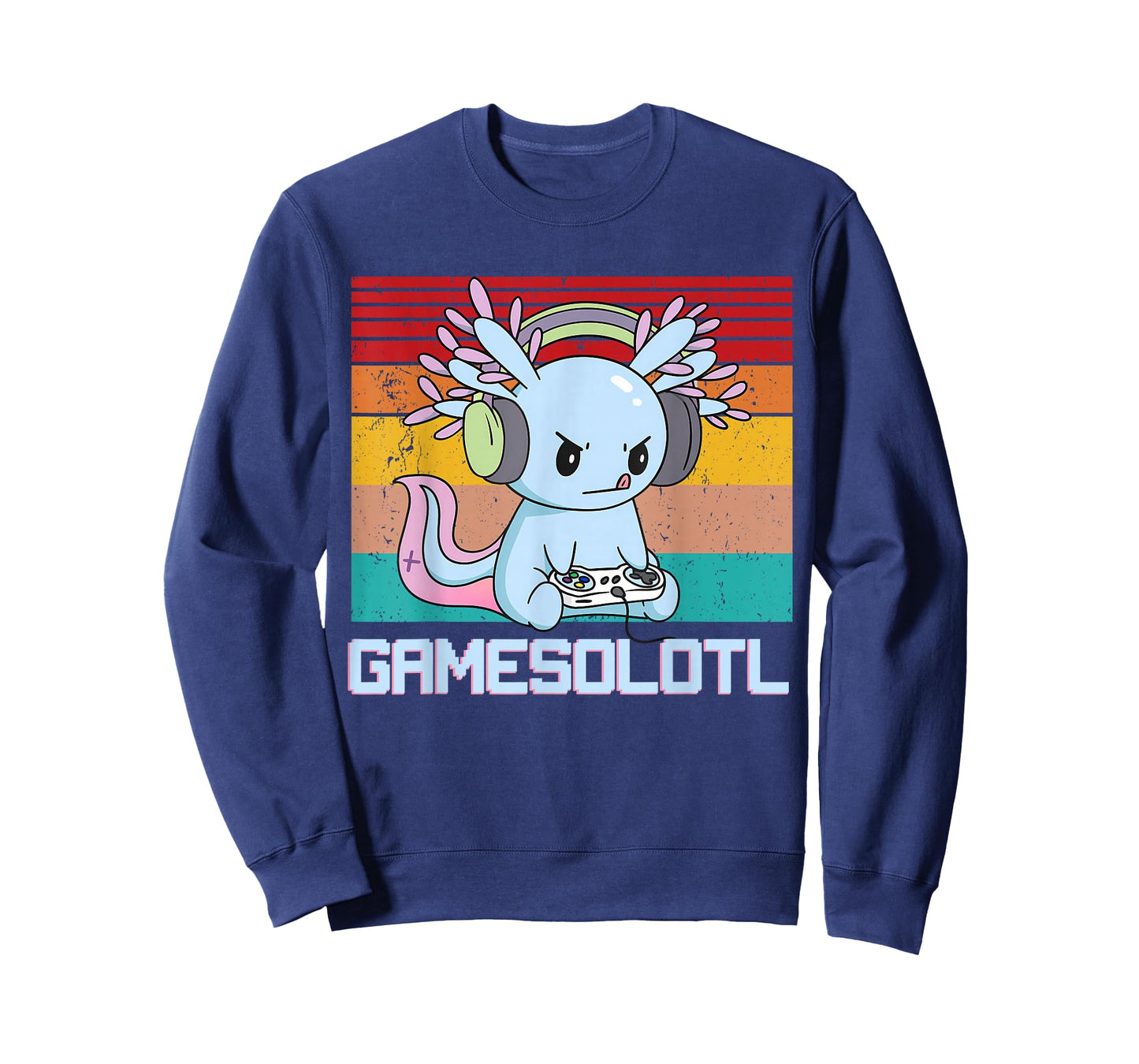 Gamesolotl Axolotl Video Gamer Kawaii Anime Gifts Boys Teens T-Shirt