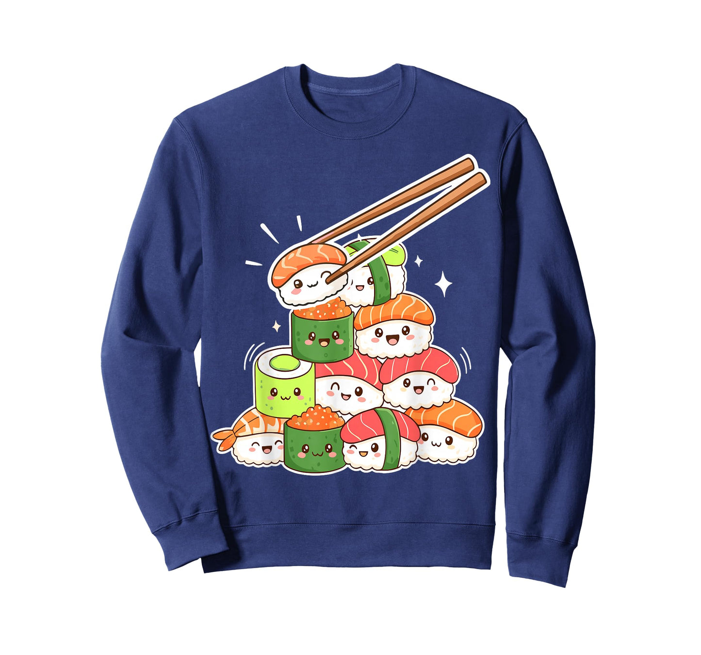 Kawaii Sushi Anime Cute Japanese Food T-Shirt