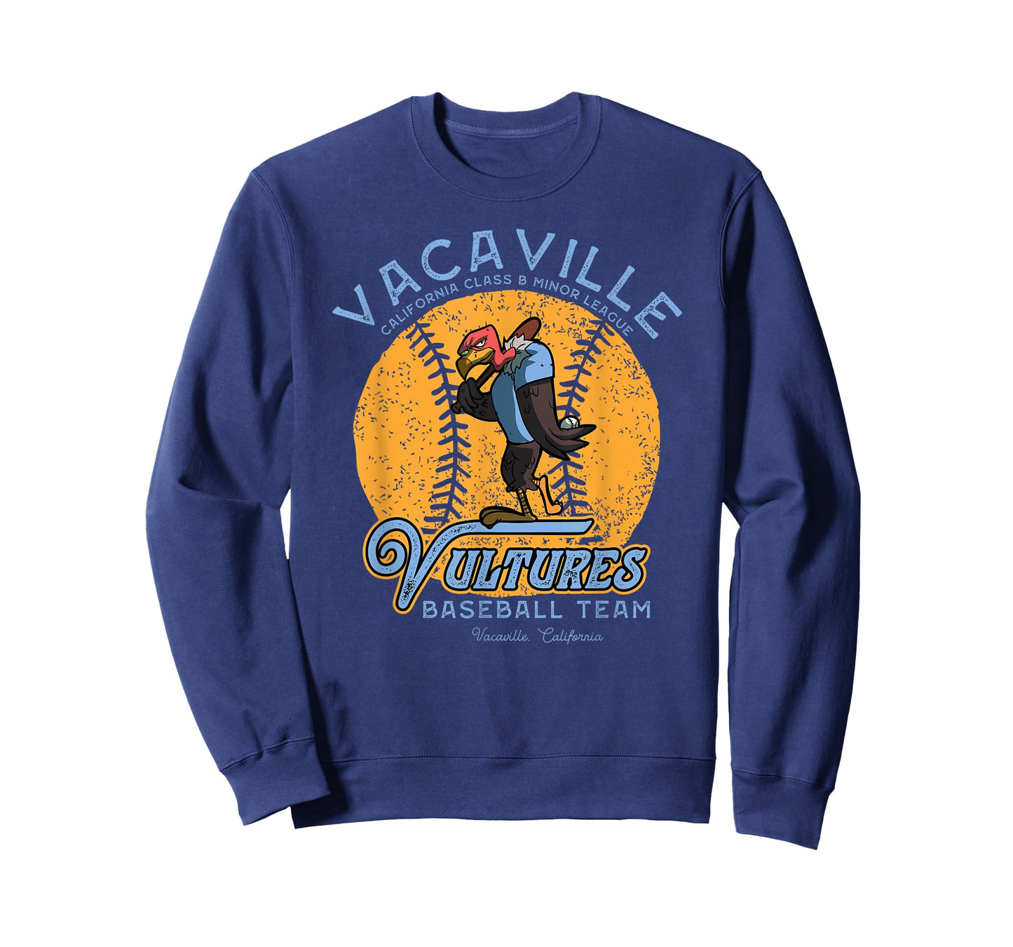 Vintage Vacaville Vultures Retro Minor League Baseball Team T-Shirt