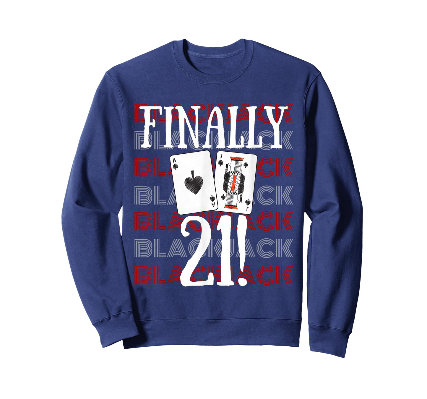 21st Birthday Las Vegas Casino Gambling Blackjack T-Shirt