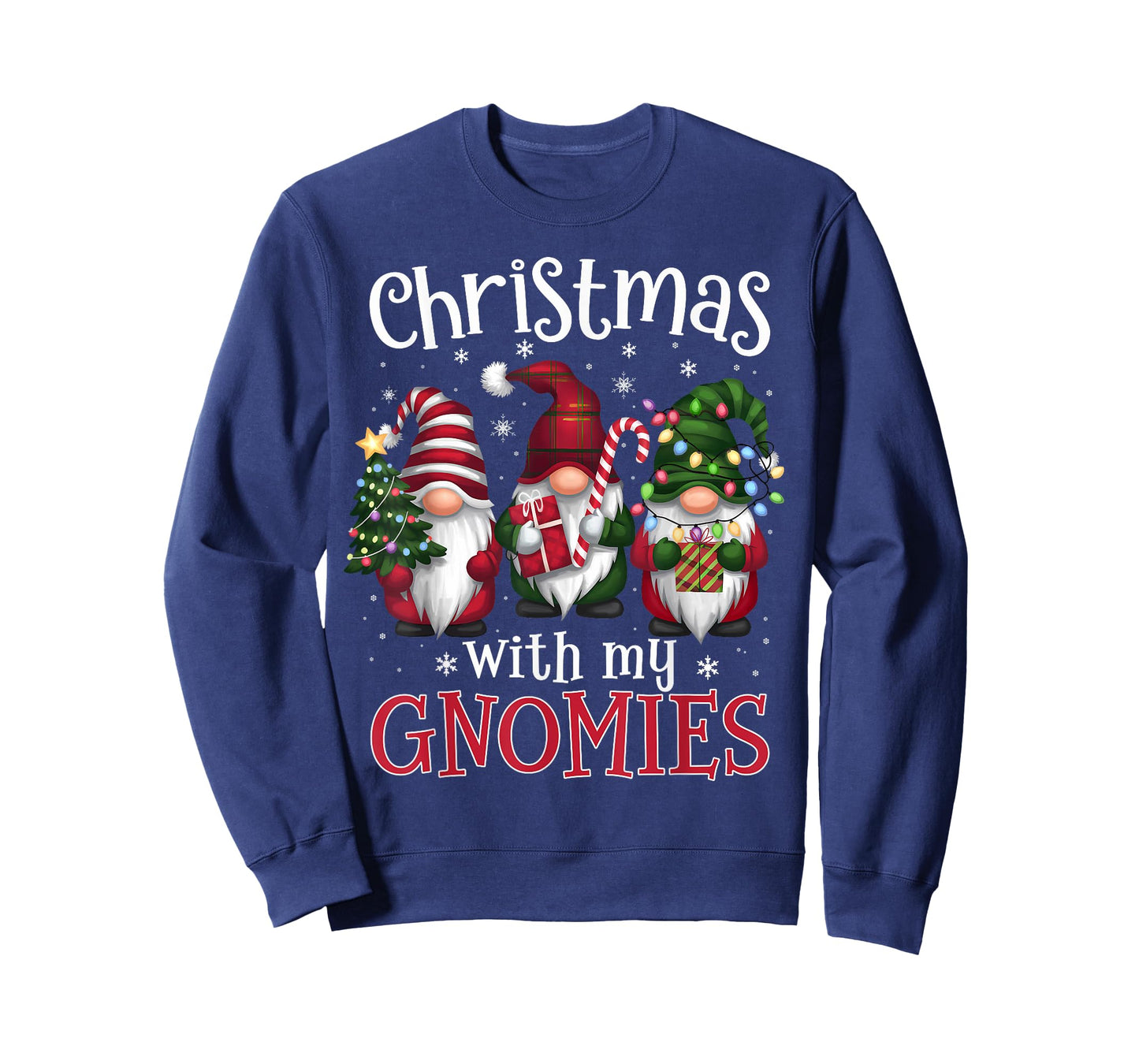 Gnome Family Christmas Matching Men Women Kids Black Christmas Gnomes T-Shirt
