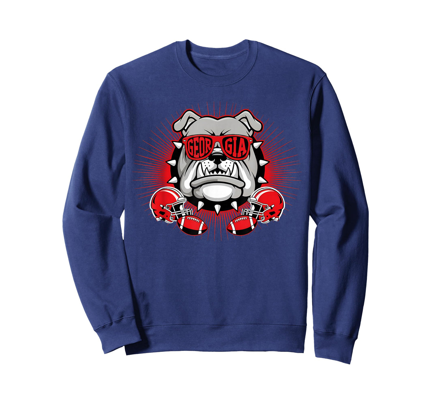 Retro GA Georgia Dog Sport Lovers Tee for Men Women Kids T-Shirt