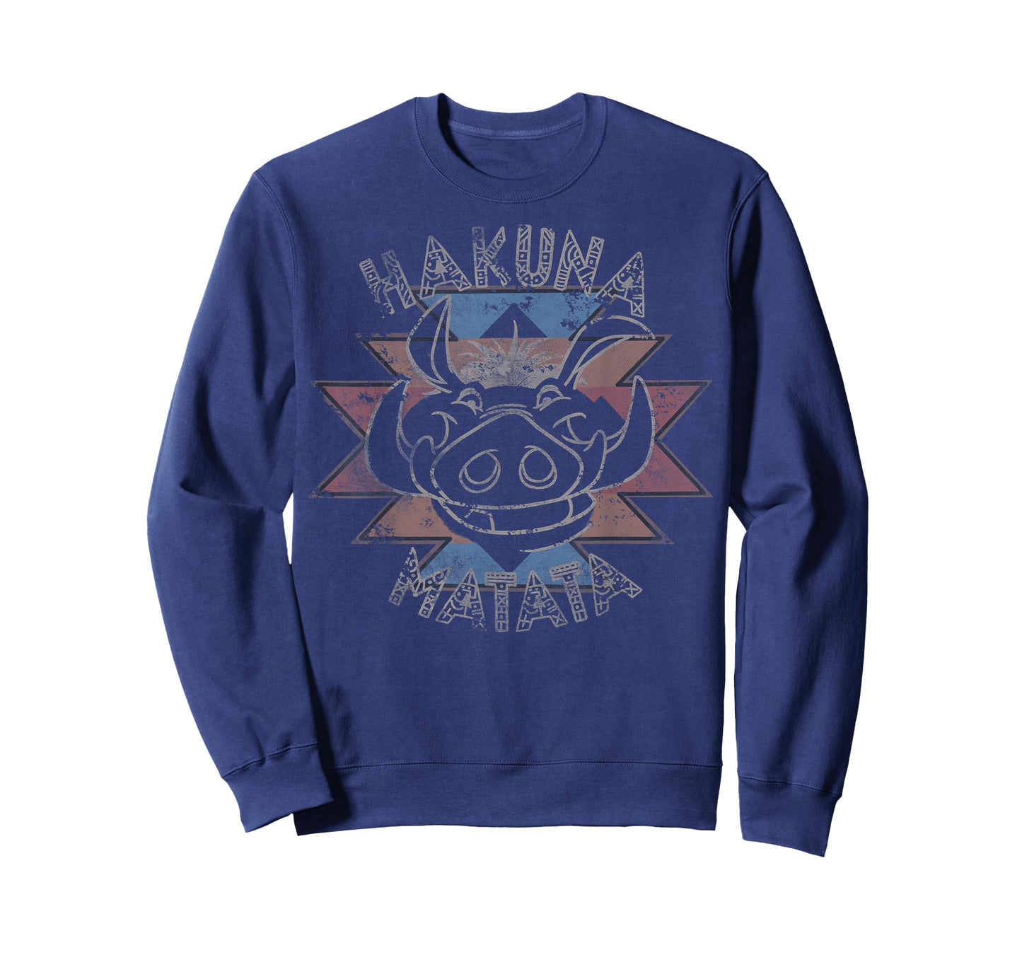 Disney The Lion King Pumbaa Hakuna Matata Distressed Logo T-Shirt