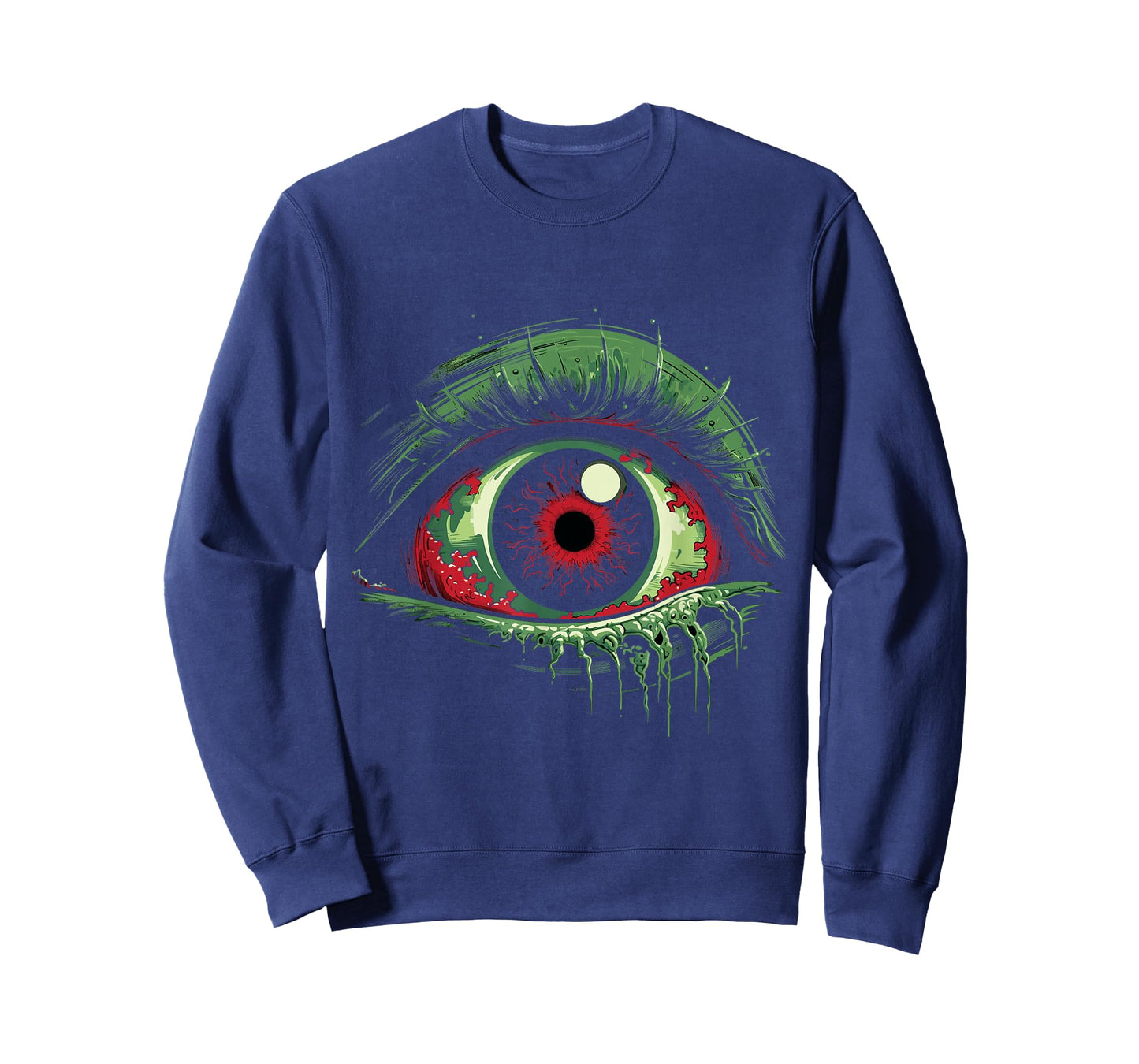 Large and Green Eyeball Creepy T-Shirt