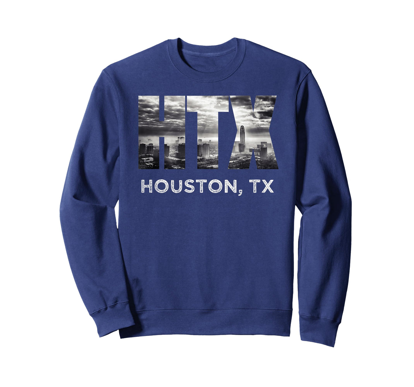 HTX City of Houston Skyline Art Downtown Texas Souvenir Gift T-Shirt