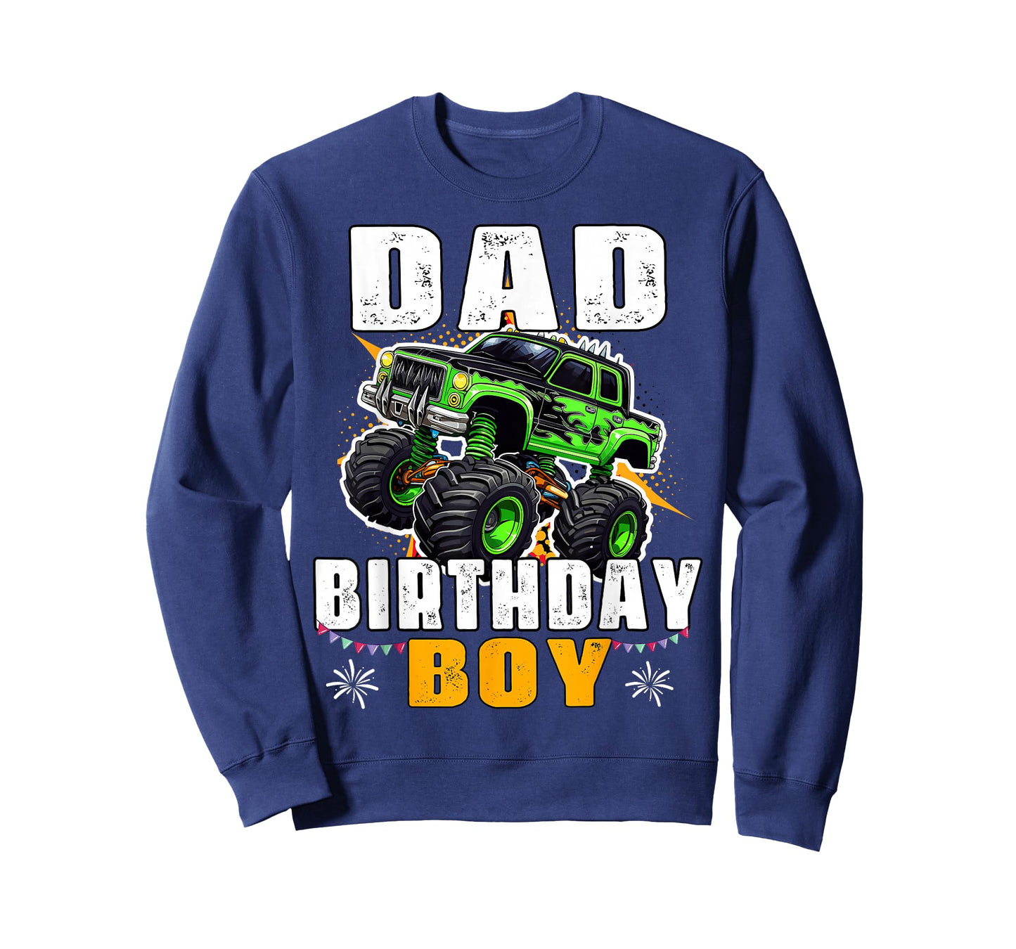 Dad of The Birthday Boy Monster Truck Family Matching T-Shirt