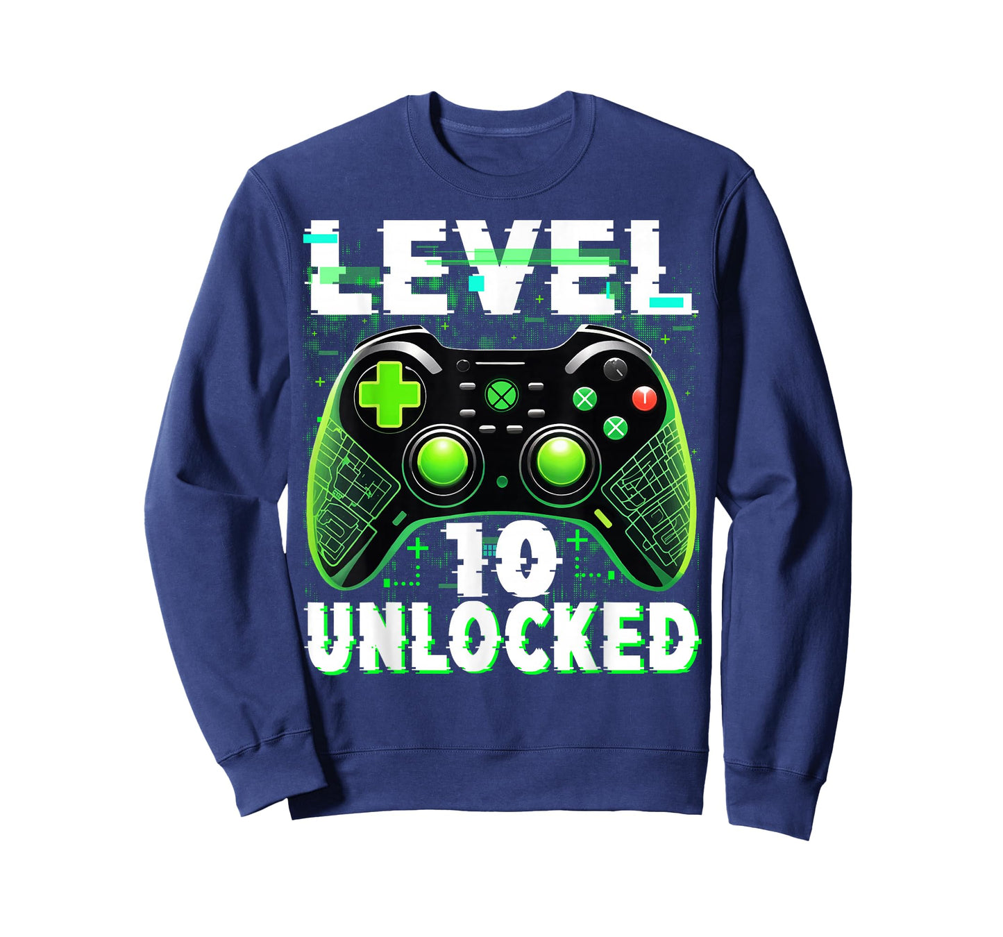Level 10 Unlocked Shirt Funny Video Gamer Geek 10th Birthday T-Shirt