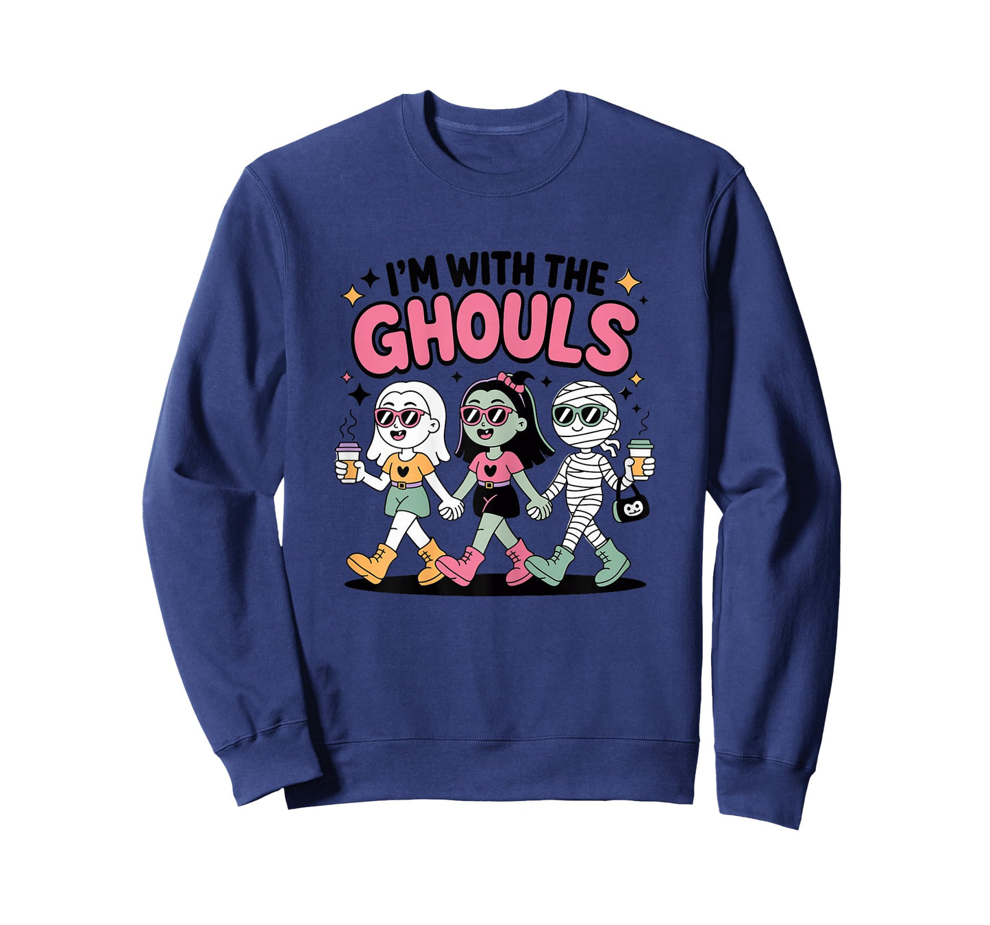 Halloween Ghoul Squad Girls Spooky Cute Matching T-Shirt