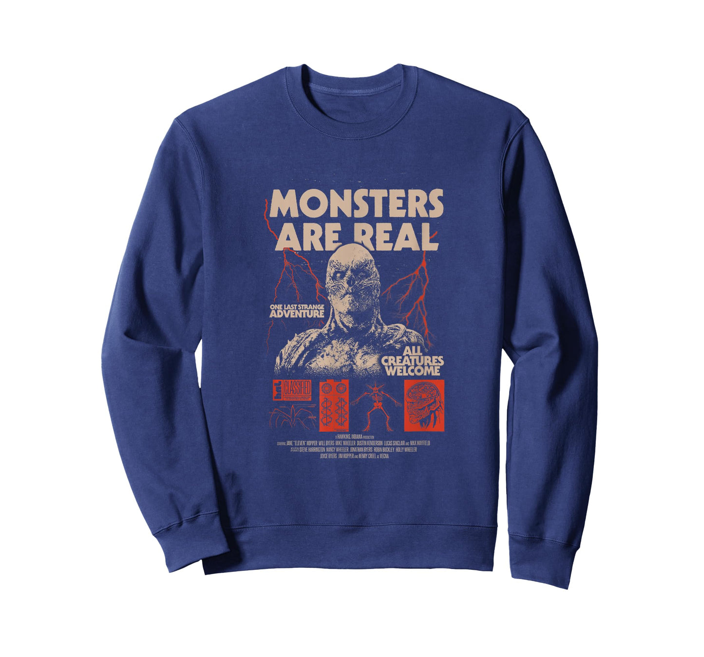 Stranger Things Monsters are Real Vecna Distressed Poster T-Shirt