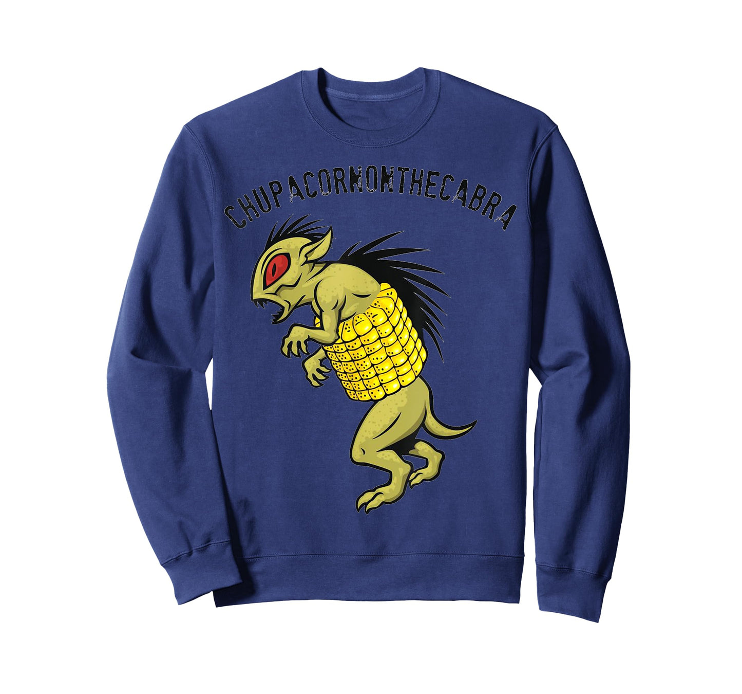 El Chupacabra Chupacornonthecabra Corn on the Cob Novelty T-Shirt
