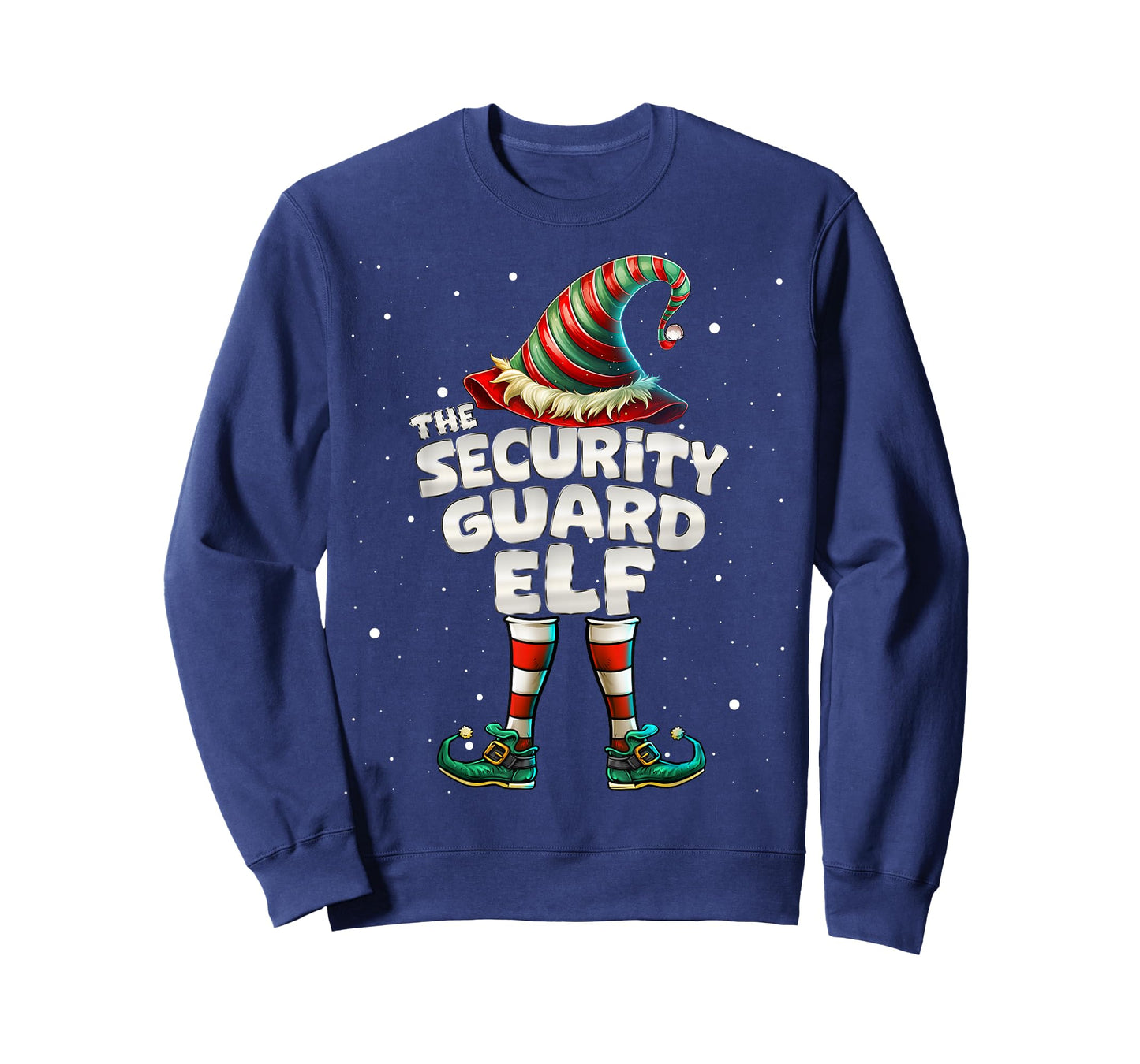 The Security Guard Elf Family Matching Group Christmas T-Shirt