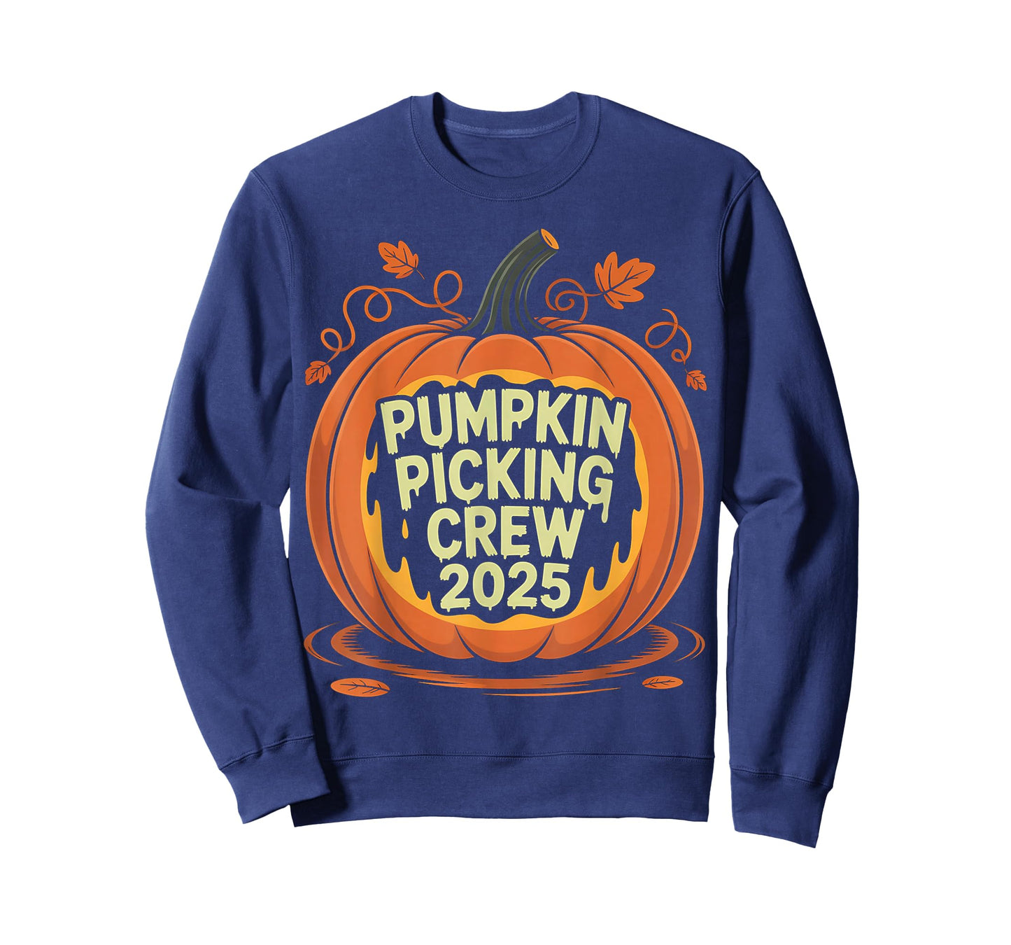Pumpkin Picking Crew 2025 Halloween Fun T-Shirt