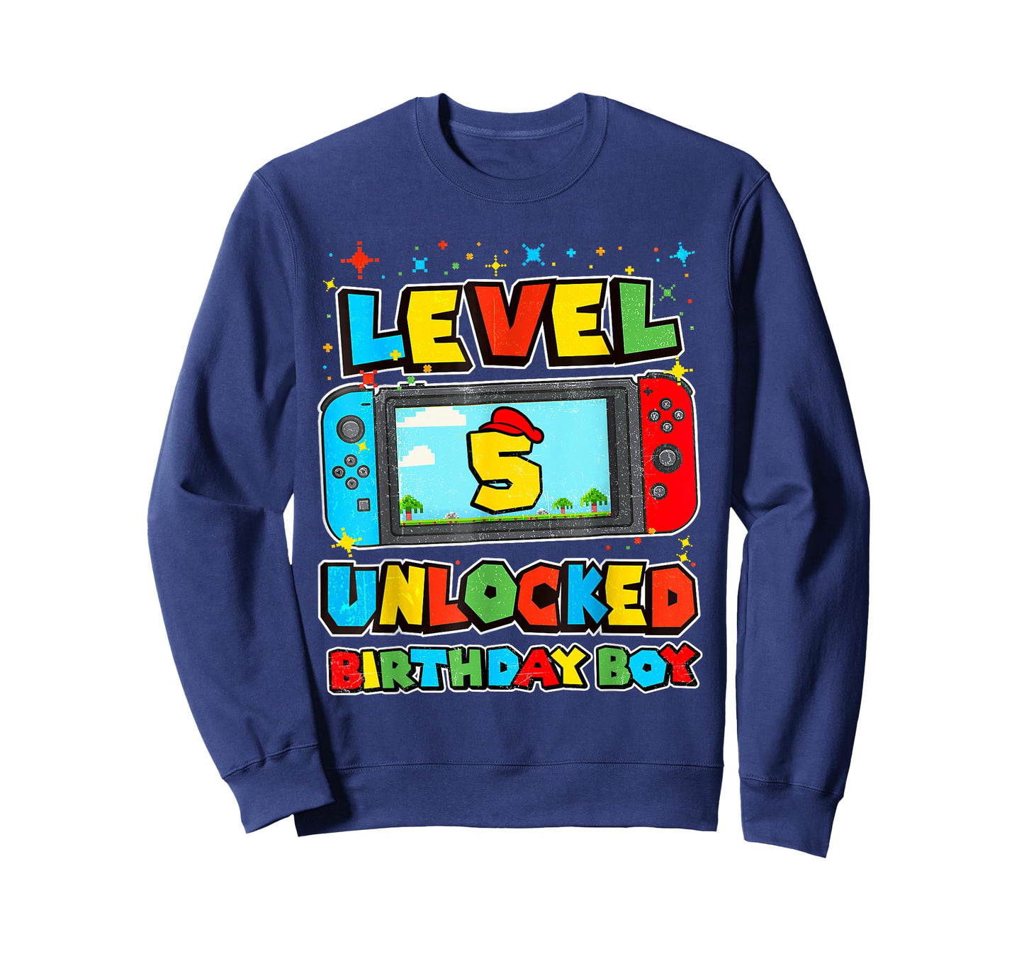 Level 5 Unlocked Birthday Boy Happy 5th Birthday Videos Game T-Shirt