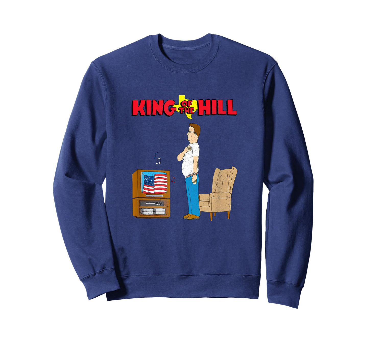 King of The Hill Hank Star Spangled Banner Cartoon T-Shirt