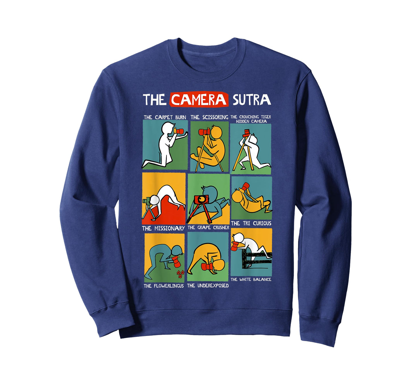 Funny Camera Sutra Gift design design T-Shirt