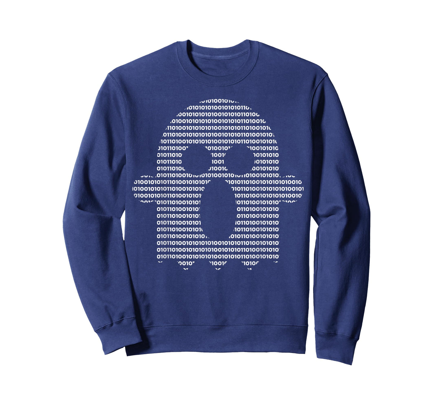 Binary Code Ghost Programmer Coder Funny Halloween Costume T-Shirt