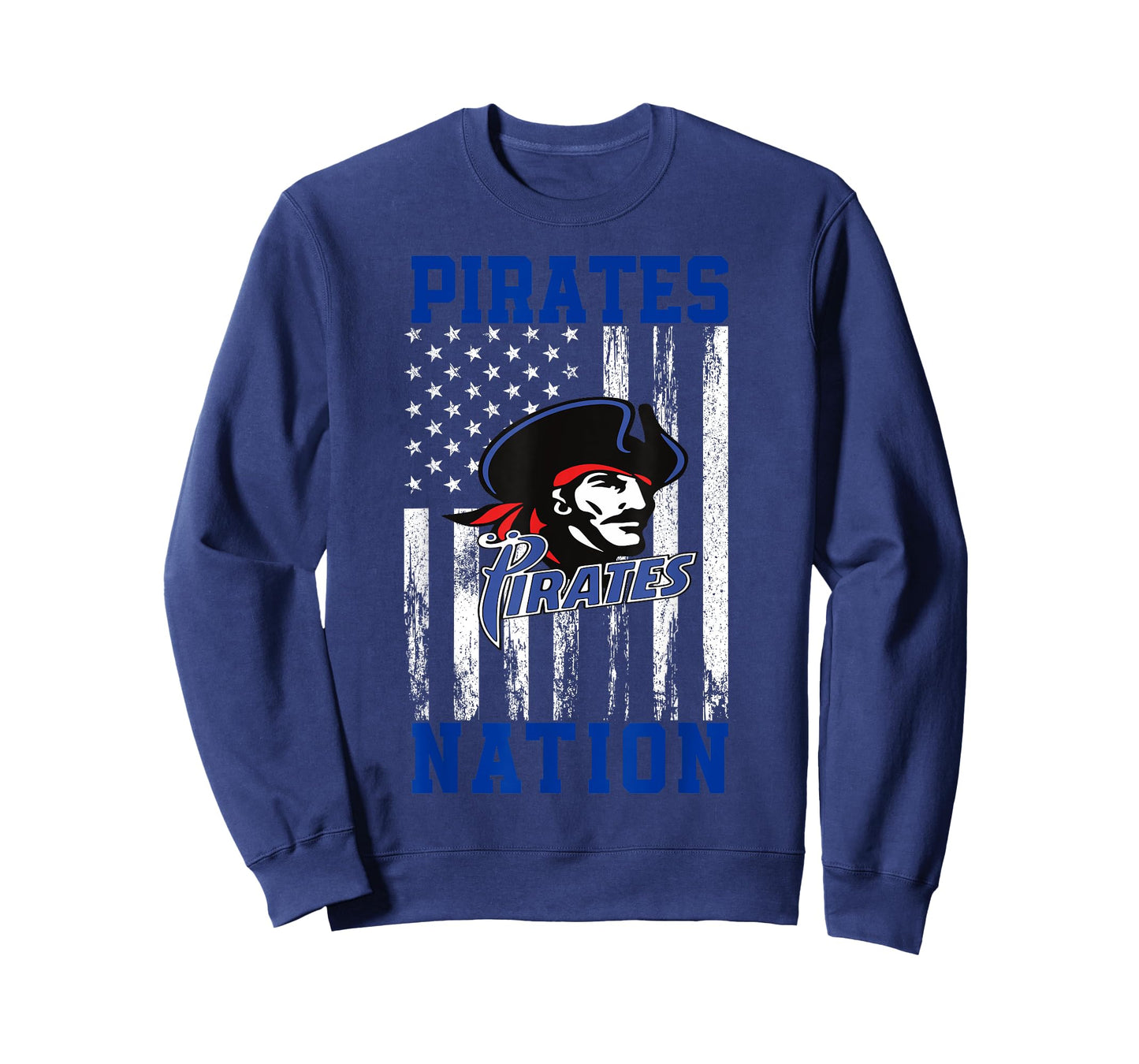 Pass Christian Pirates Logo Nation HS T-Shirt