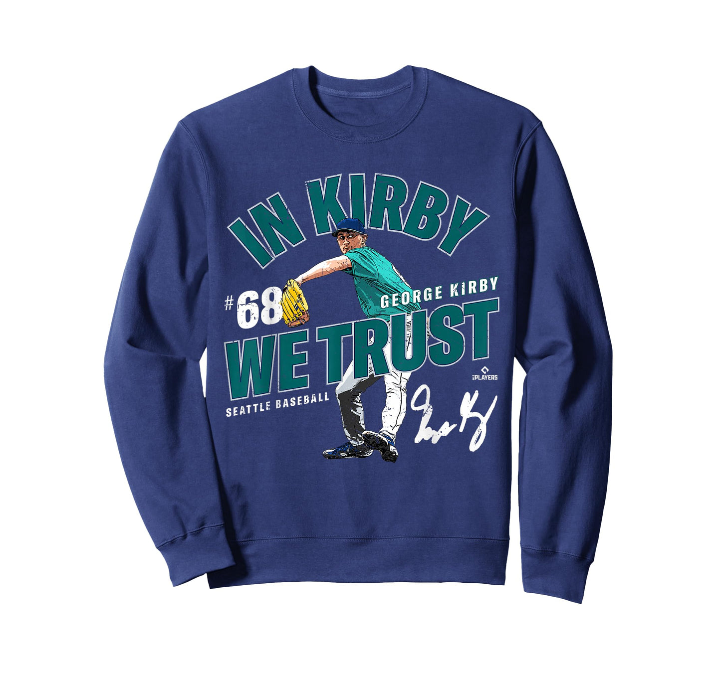 In Kirby We Trust George Kirby Seattle Baseball MLBPA T-Shirt