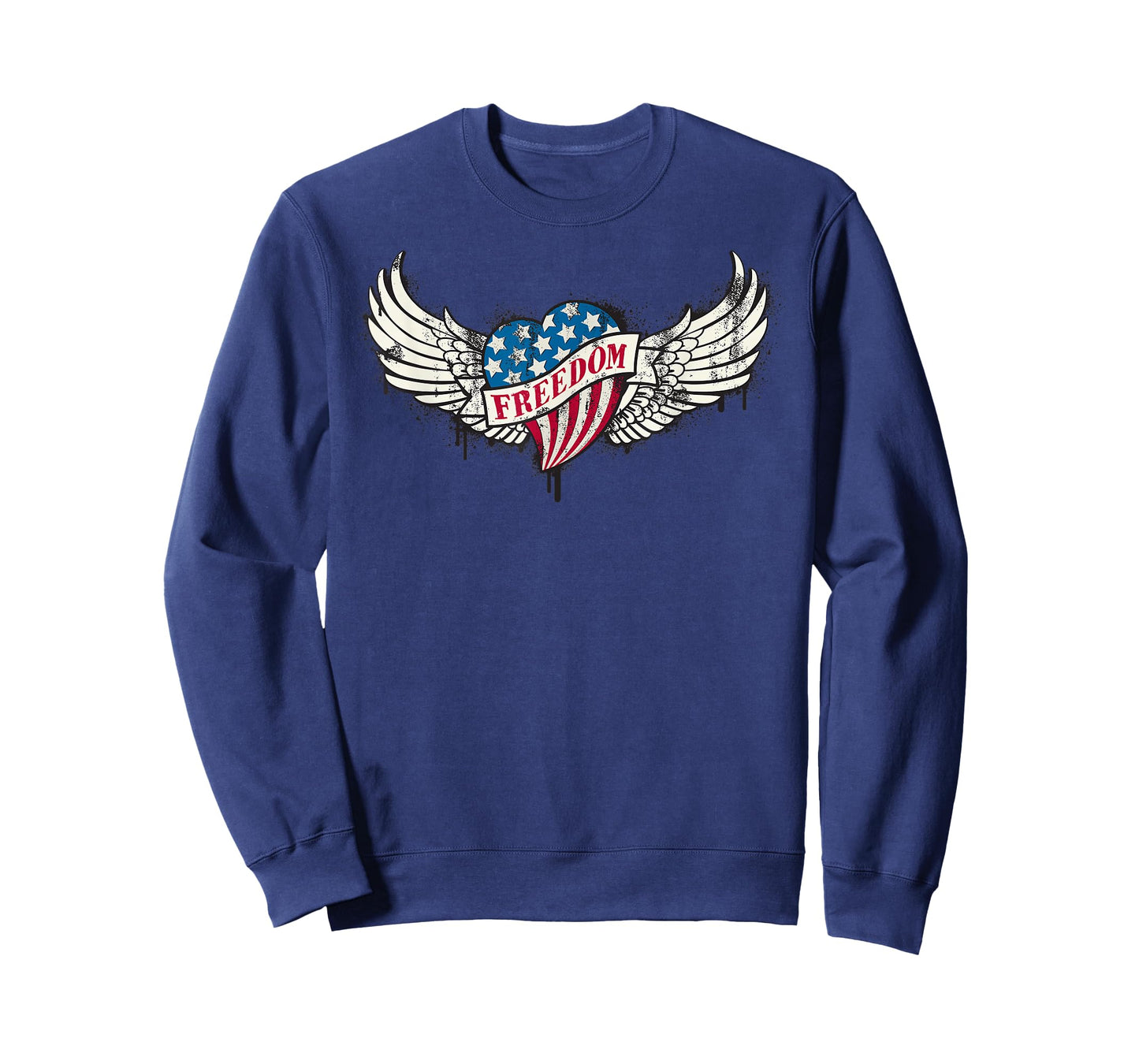 Vintage Let Freedom Ring US Flag Eagle Patriotic 4th of July Women Kids Men T-Shirt