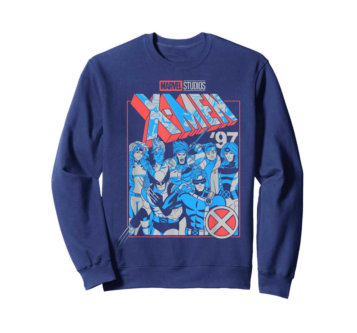 Marvel X-Men '97 Americana Colors Group Poster T-Shirt