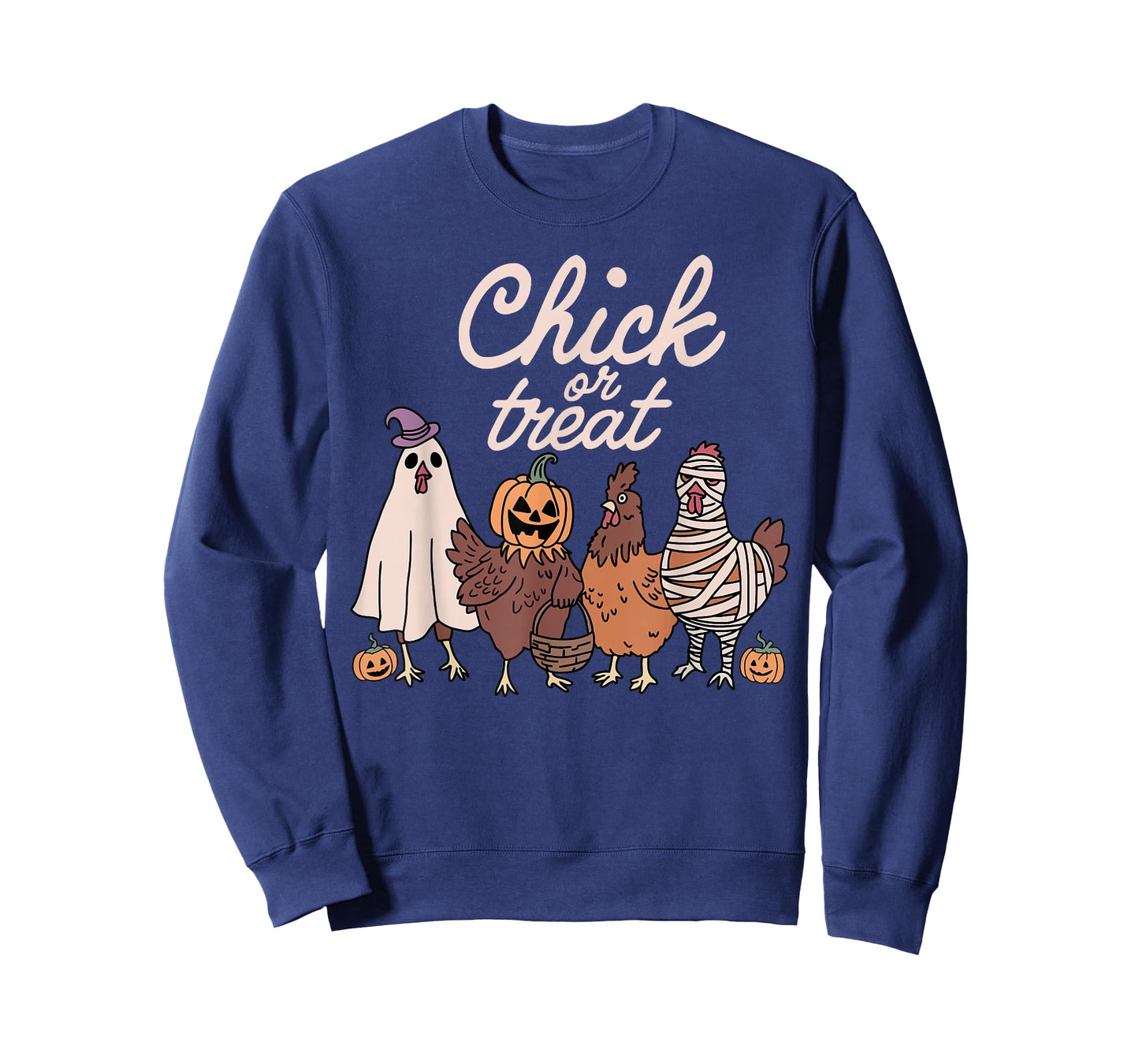 Chick Or Treat Spooky Season Halloween Chickens Ghost Mummy T-Shirt