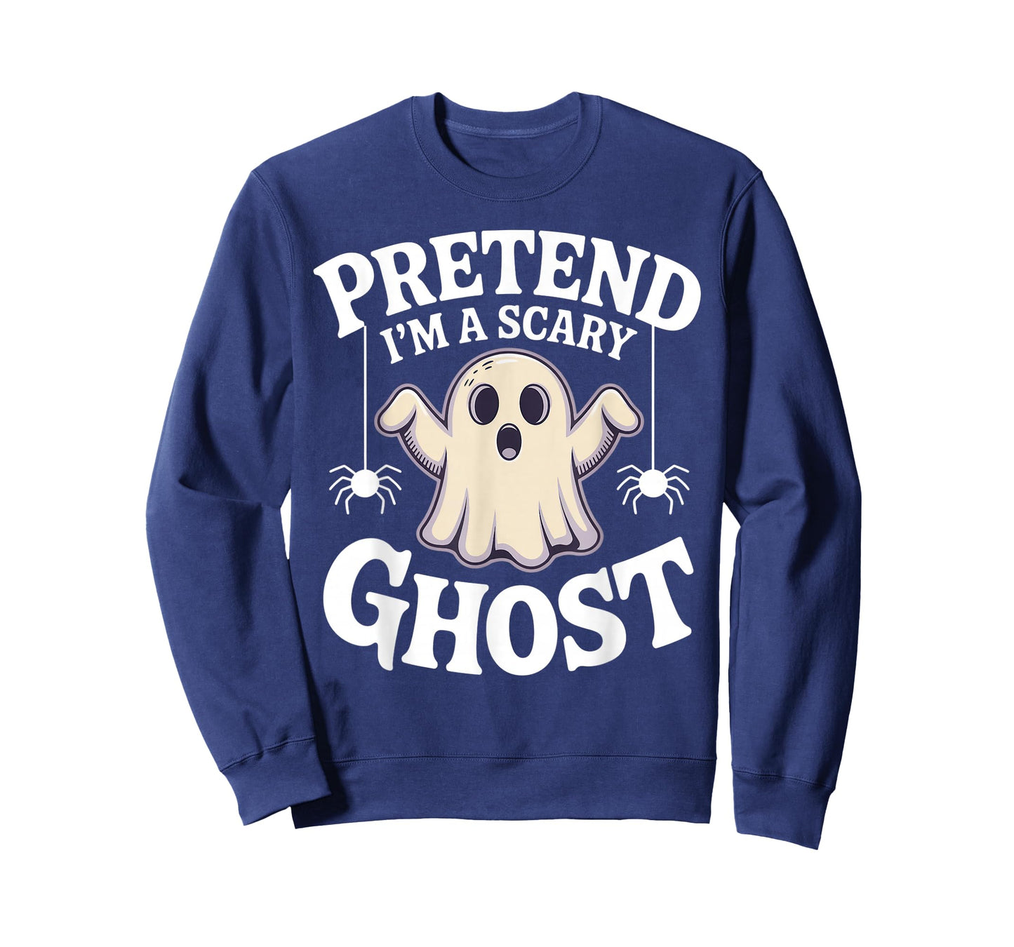 Pretend I'm A Scary Ghost Funny Lazy Halloween Ghost Costume T-Shirt