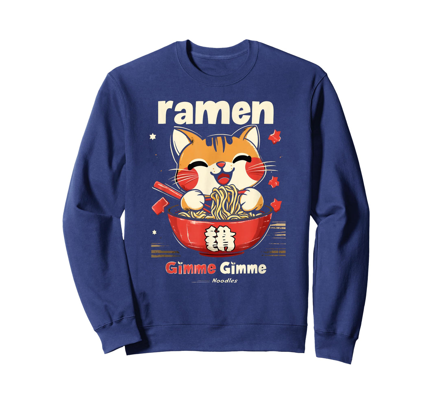 Anime Cat Ramen Kawaii japanese cat kawaii manga T-Shirt