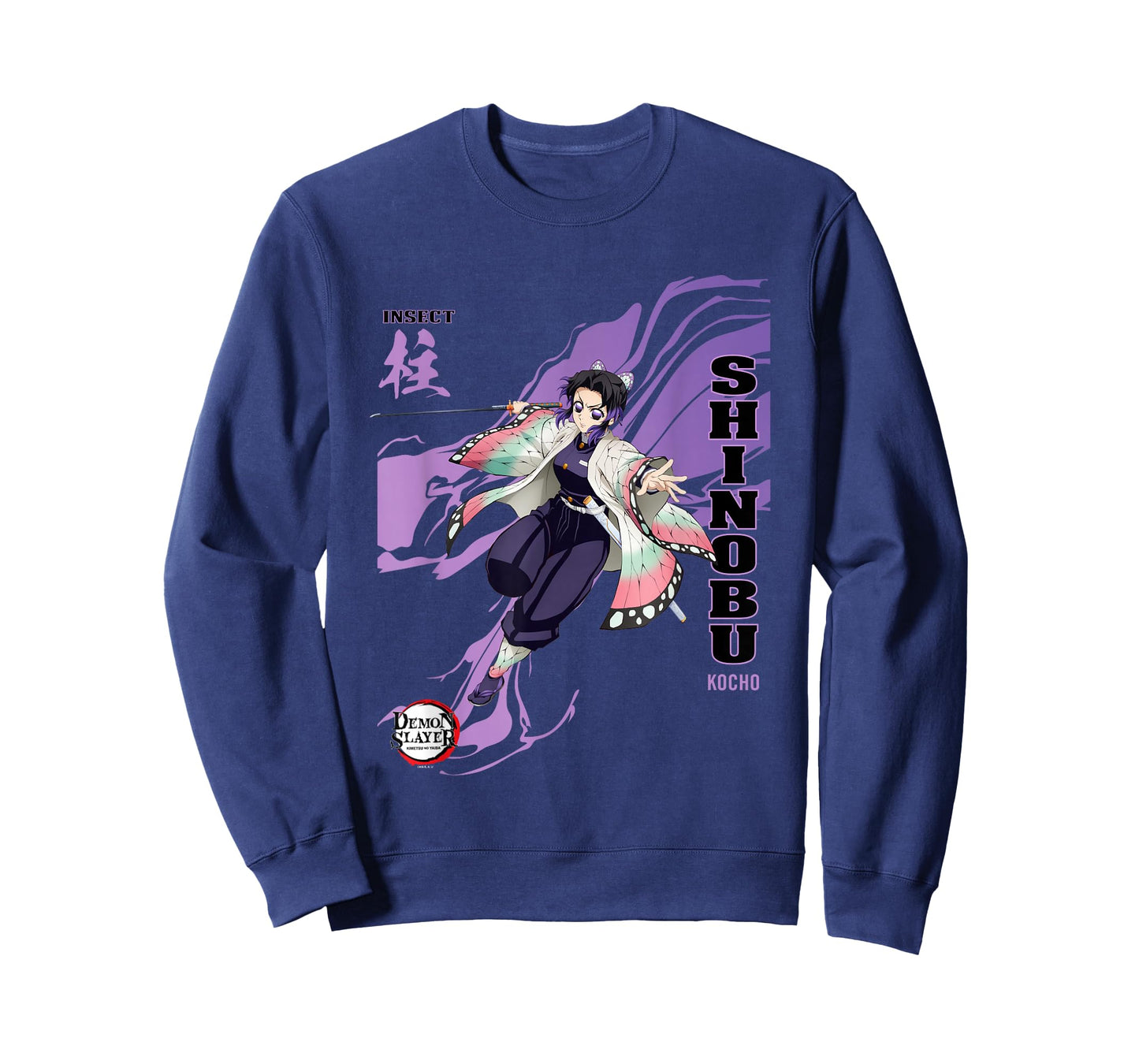 Demon Slayer: Infinity Castle Shinobu Kocho Insect Art T-Shirt