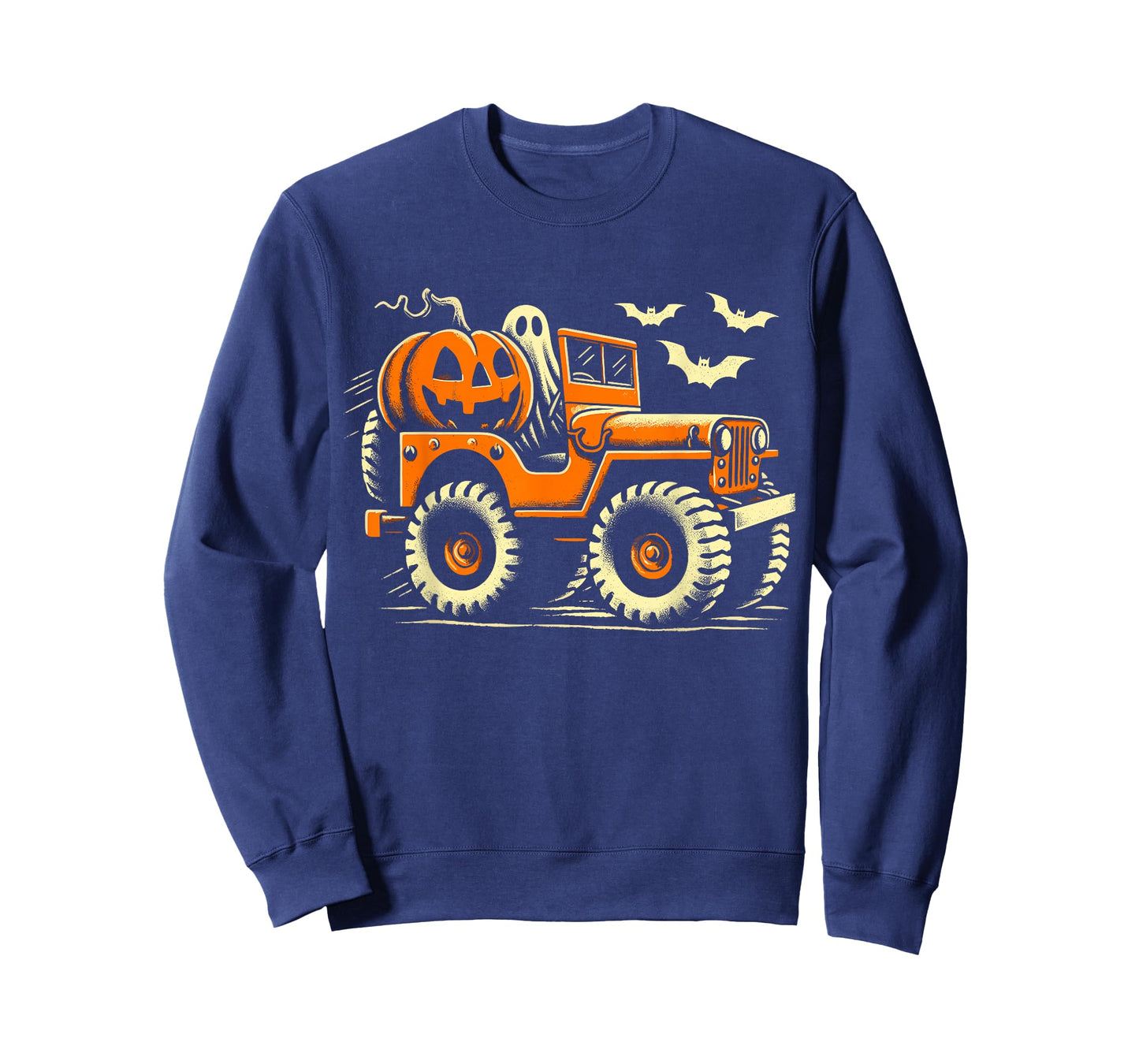 Halloween Monster Truck Ghost T-Shirt